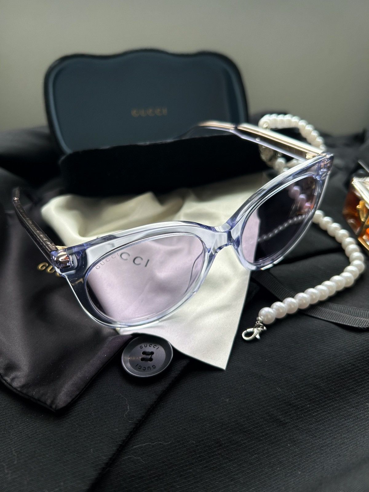Gucci × Tom Ford glasses Gucci Seasonal Icon GG0565S-005 Size ONE SIZE - 6 Thumbnail