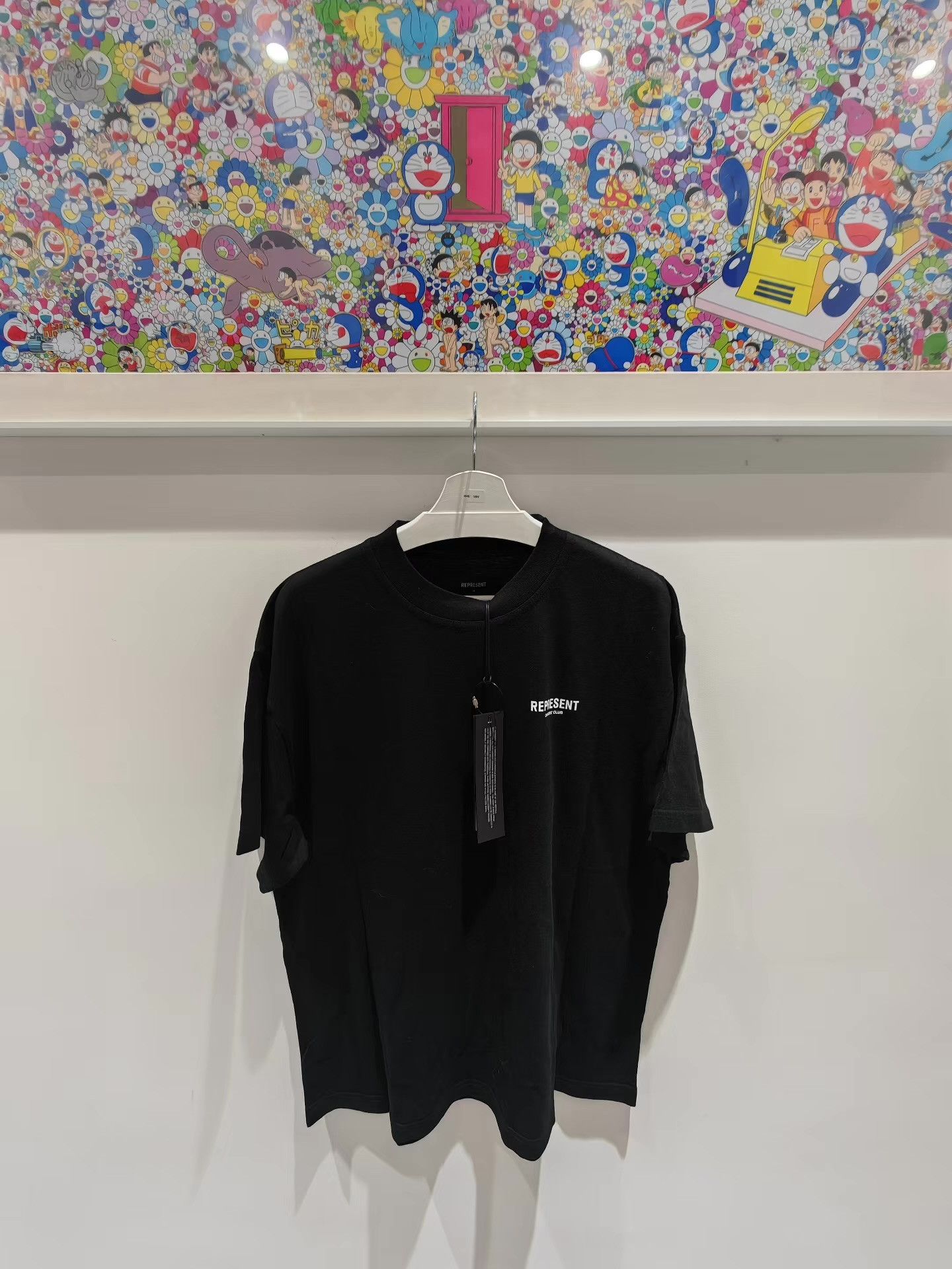 Represent Clo. Represent Essential Logo Print Short Sleeve Tee Black Q15 Size US M / EU 48-50 / 2 - 1 Thumbnail