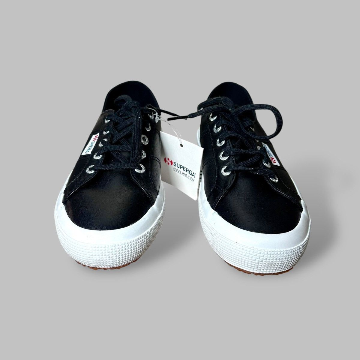 Superga Superga 2750 Women’s Black Nappa Leather Sneakers US7 Size US 7 / IT 37 - 8 Thumbnail
