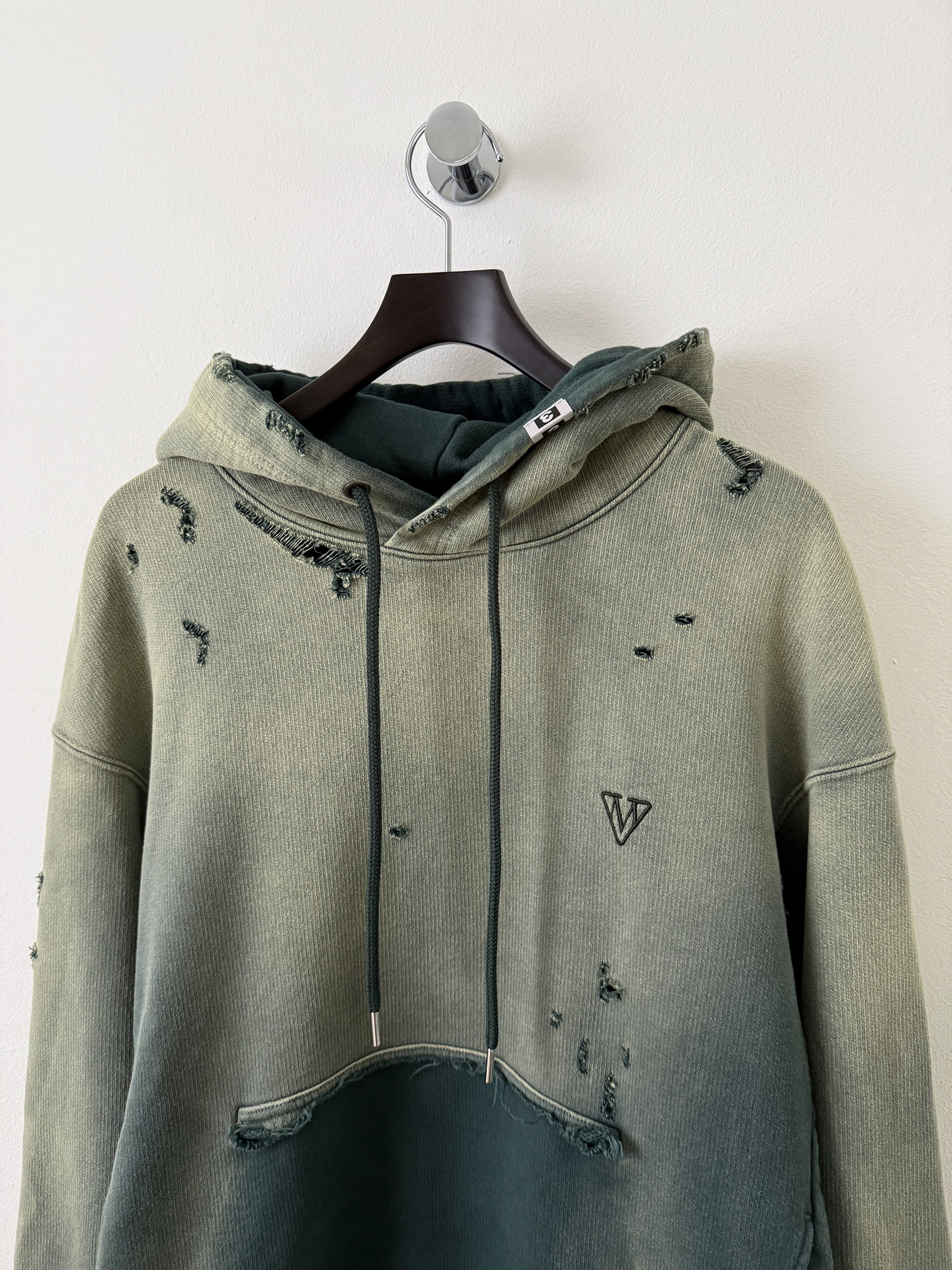 Maison MIHARA YASUHIRO Sun Faded Distressed Pullover Hoodie Size US S / EU 44-46 / 1 - 4 Thumbnail