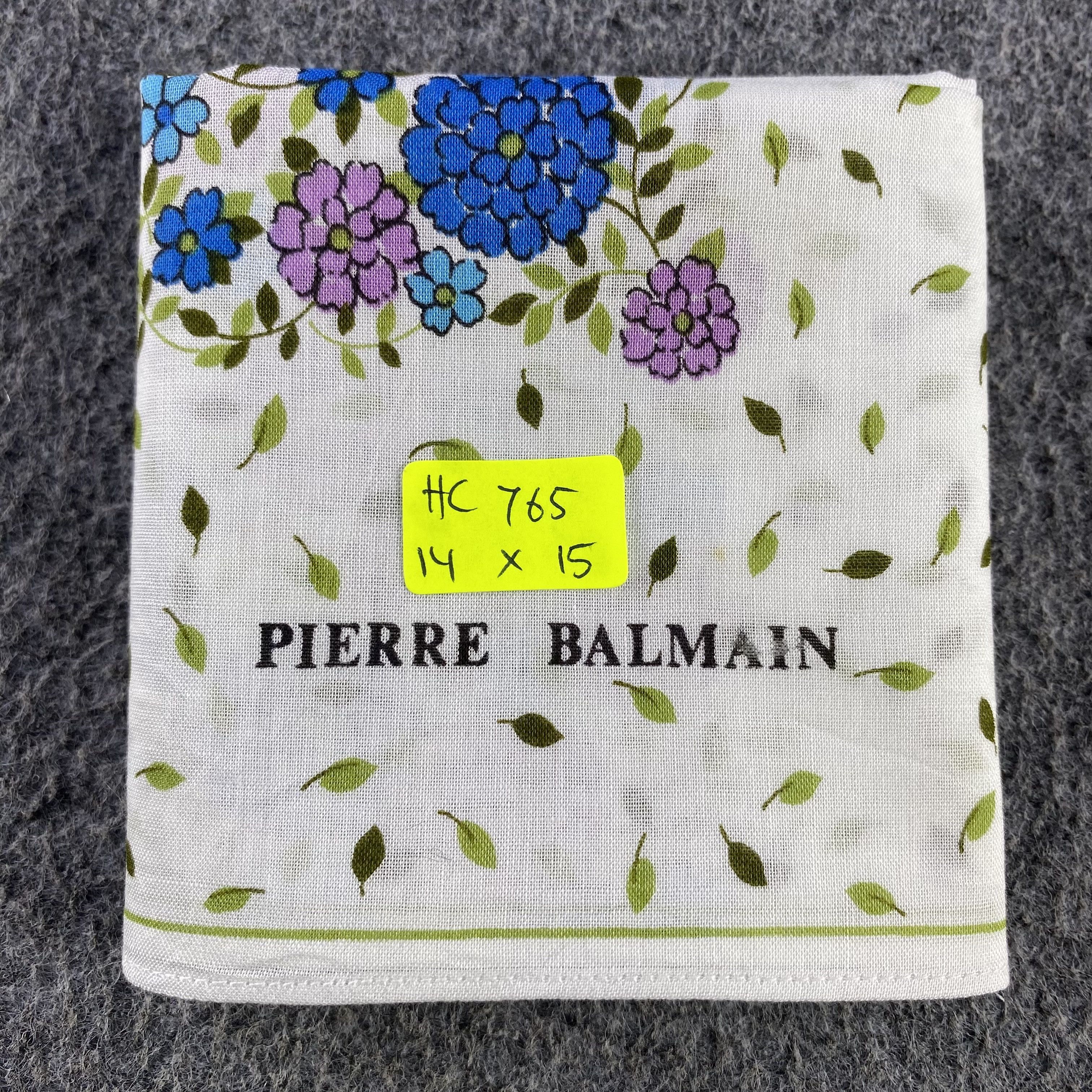 Pierre Balmain × Vintage Pierre Balmain Handkerchief/Neckerchief/Bandana HC765 Size ONE SIZE - 5 Thumbnail