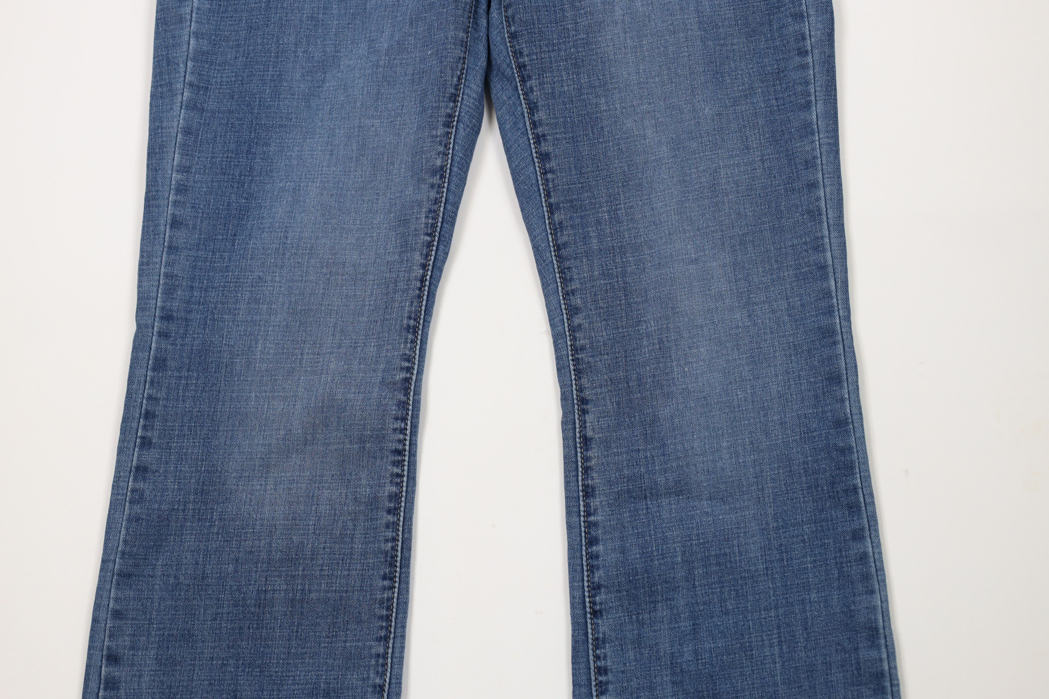 Levi's × Vintage Vintage Y2K Levis Stretch Flared Bootcut Denim Jeans Size 30" / US 8 / IT 44 - 3 Thumbnail