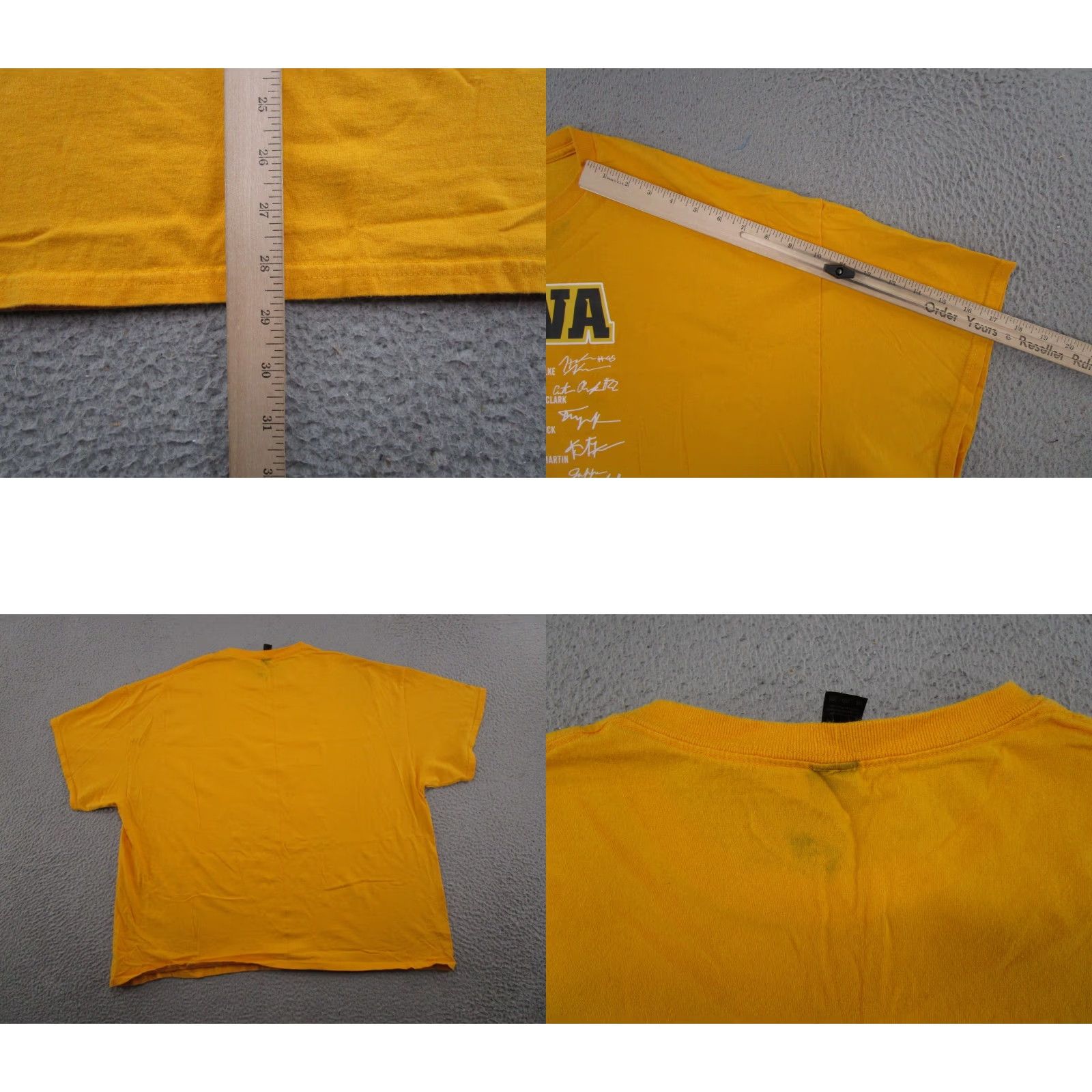 Gildan VINTAGE Iowa Hawkeyes Caitlyn Clark NCAA Womens Basketball T-Shirt Adult Size 3XL Read Size XXL / US 16-18 / IT 52-54 - 8 Thumbnail