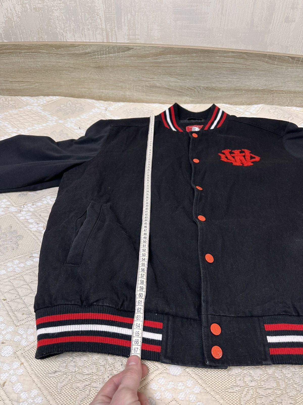 Death Row Records 🔥 RARE Death Wish Coffee Co Skull Jacket Bomber Ed Hardy Y2K Size US L / EU 52-54 / 3 - 11 Thumbnail