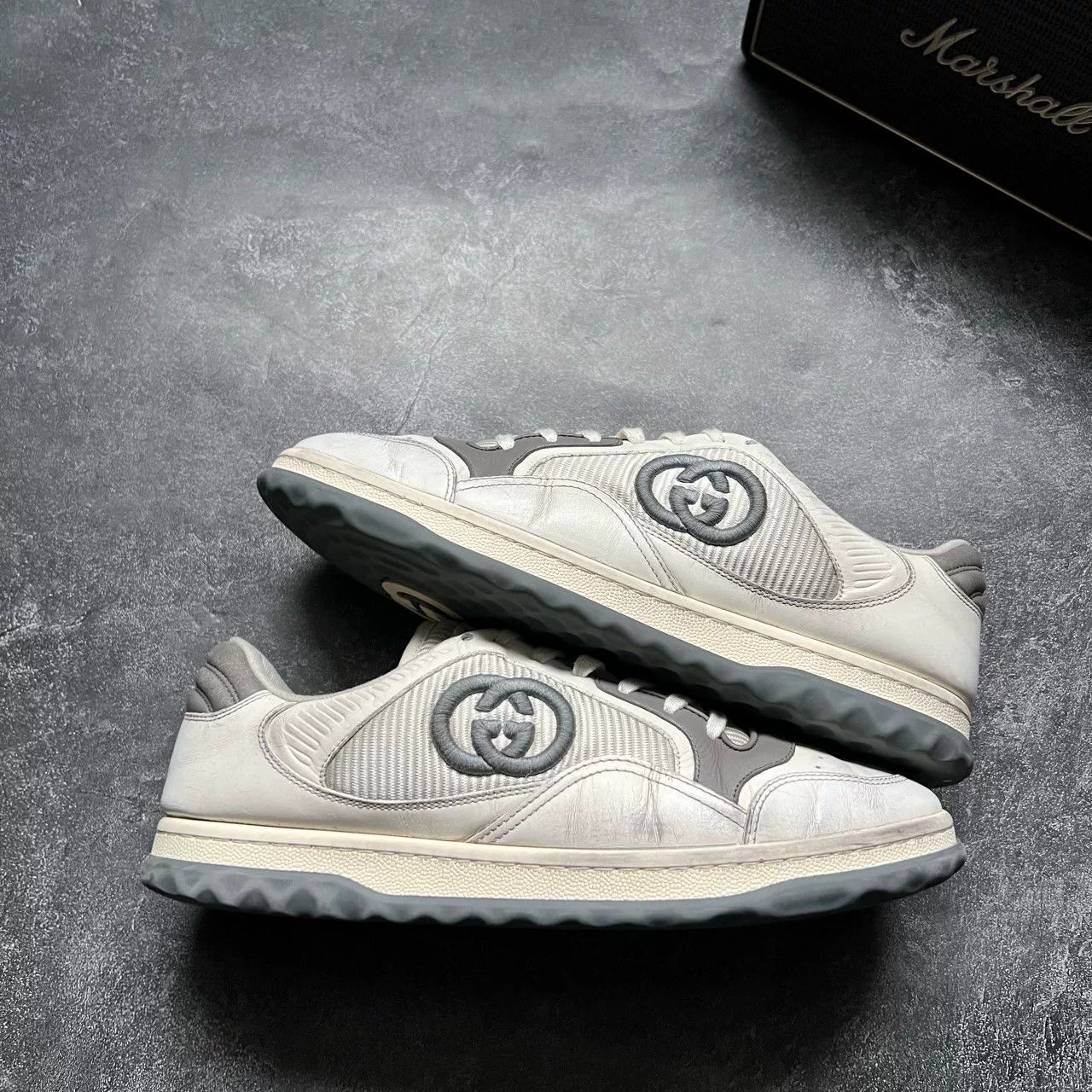 Gucci Gucci White Lowtop Sneakers 9 Men Size US 9 / EU 42 - 1 Thumbnail