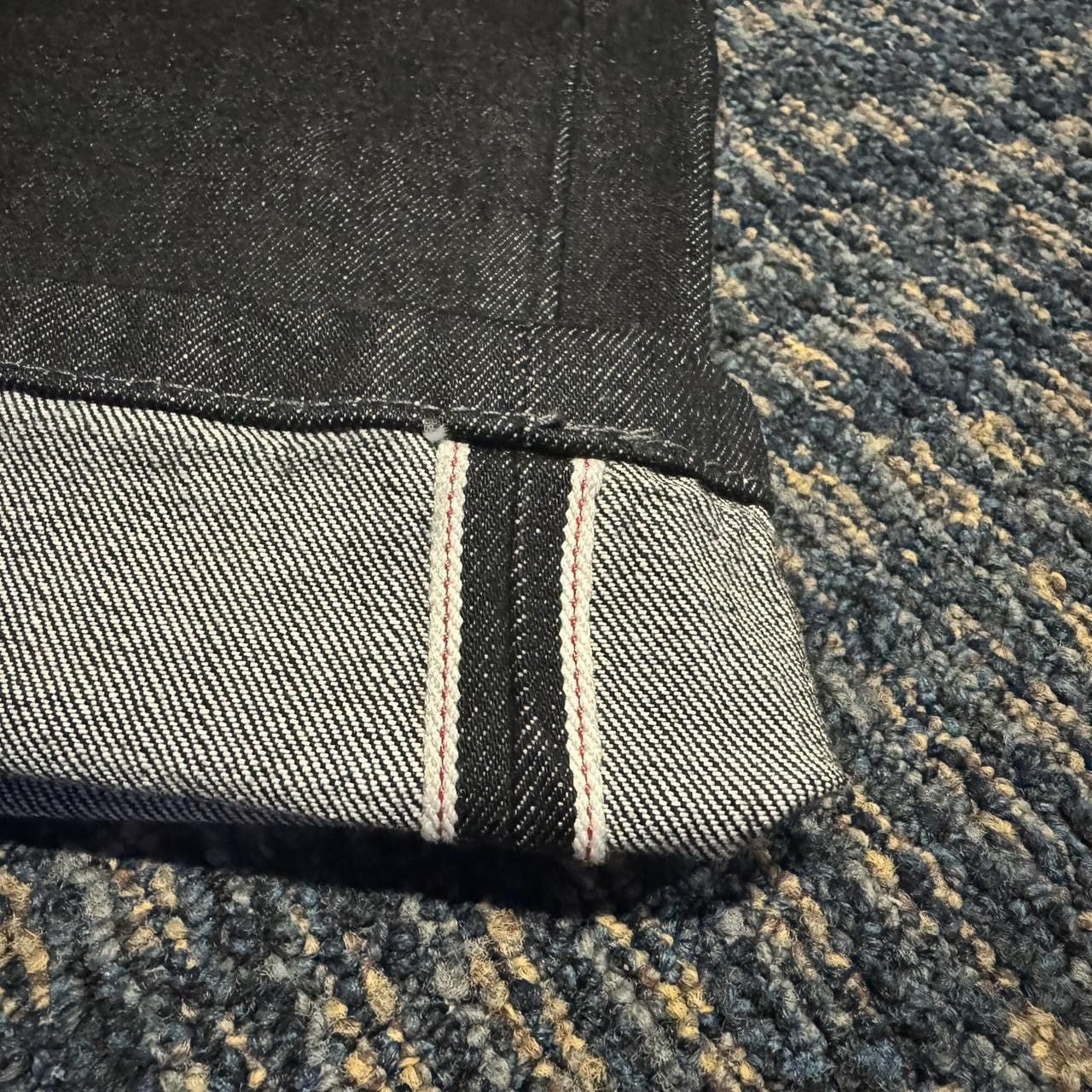 Other Black Japanese Selvedge Denim - 14oz Baggy Jeans Size 32 Size US 32 / EU 48 - 2 Thumbnail