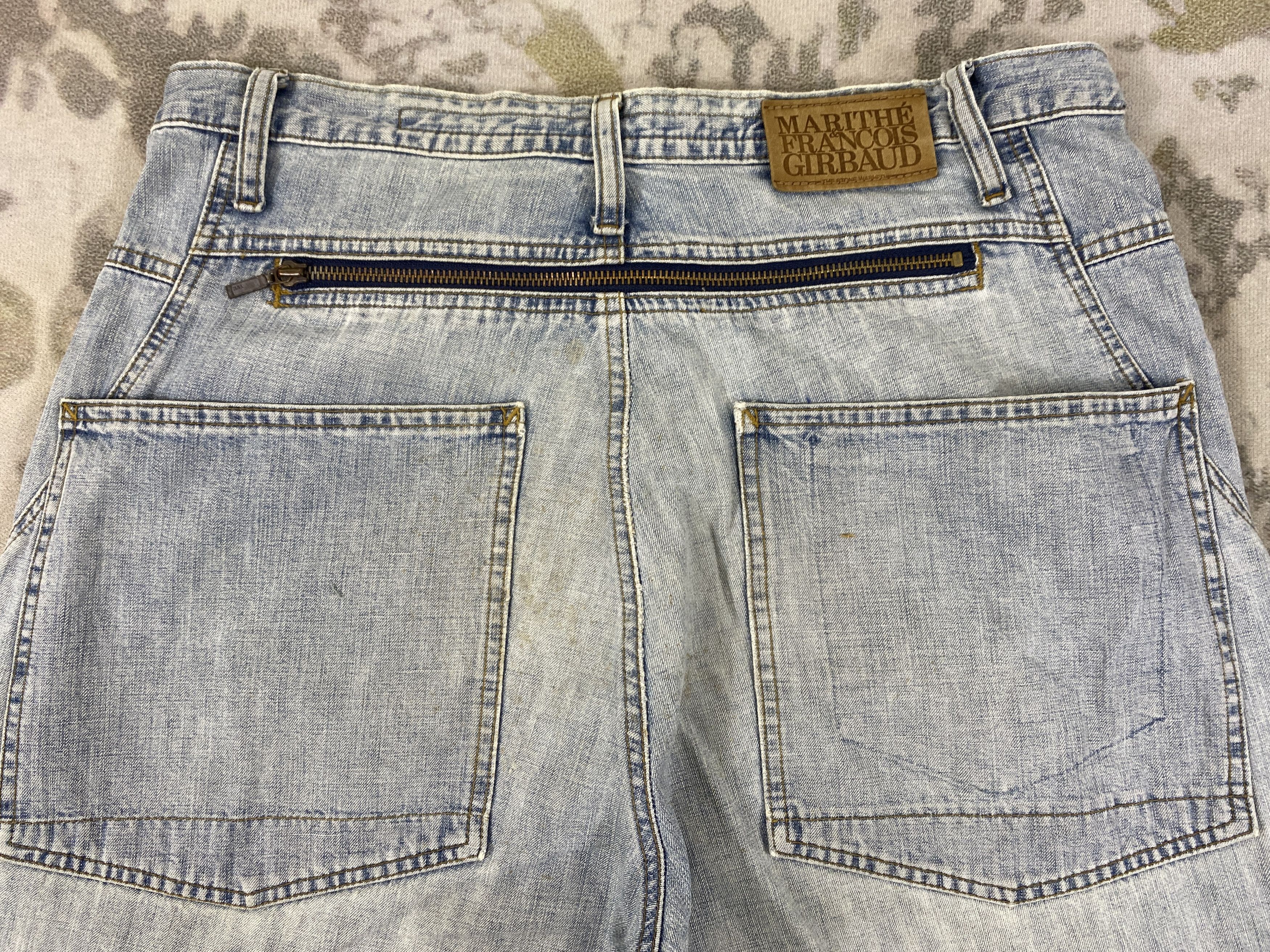 If Six Was Nine Vintage MFG LGB IfSixWasNine Style Denim Jeans-JN3922 Size US 33 - 4 Thumbnail