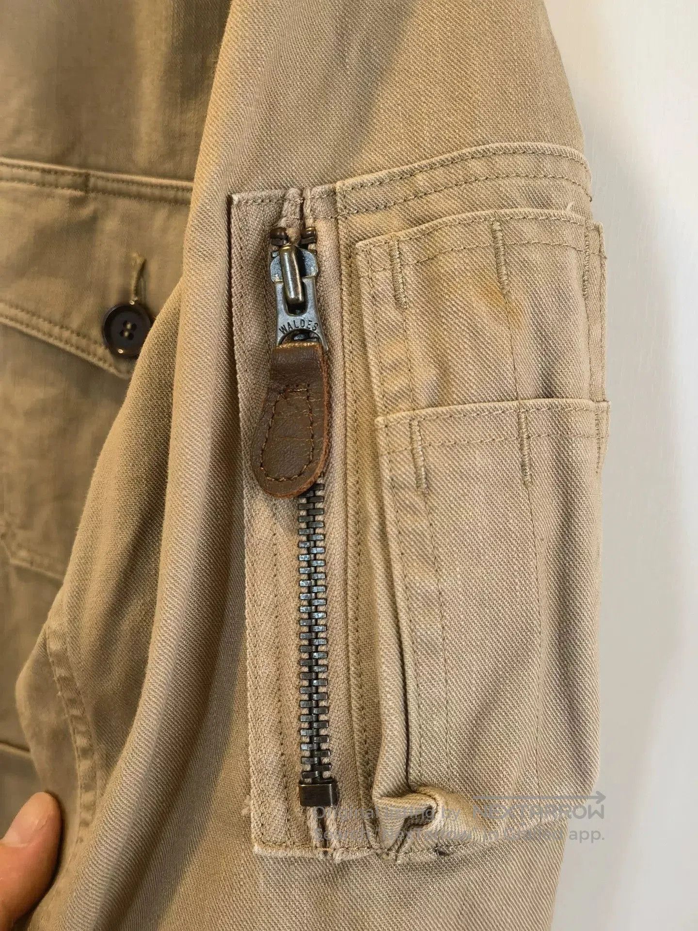 Japanese Brand Summer Jacket M421 in Beige Shade. Size US L / EU 52-54 / 3 - 4 Thumbnail