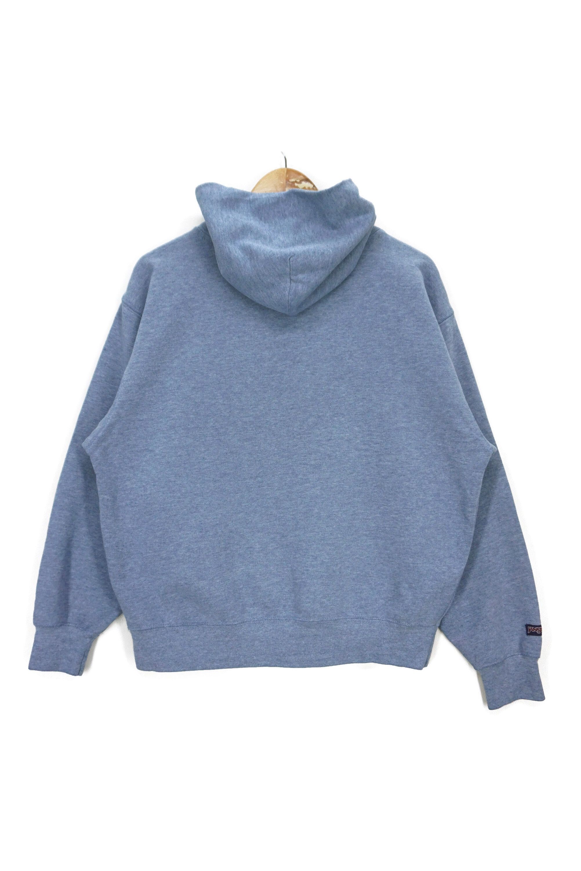 Jansport Vintage Jansport Hoodie Blank Sweatshirt Pullover Size M Size US M / EU 48-50 / 2 - 2 Thumbnail
