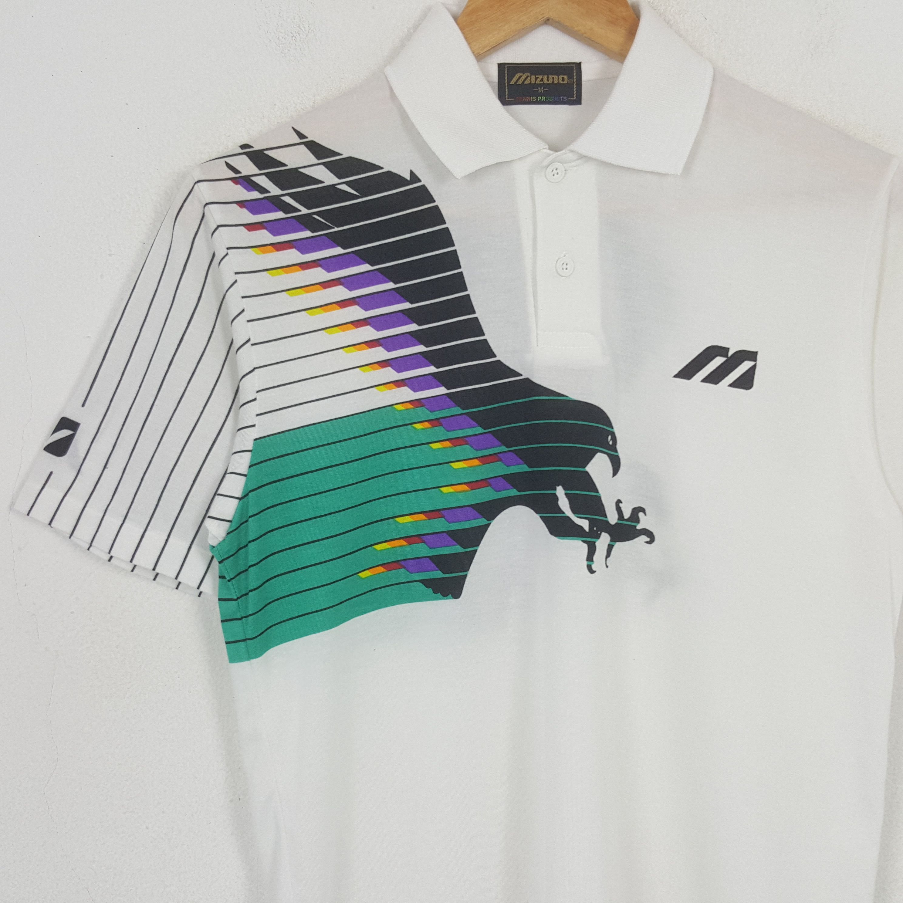 Mizuno Vintage Mizuno Tennis Sports Polo Shirt RR21 Size US S / EU 44-46 / 1 - 2 Thumbnail