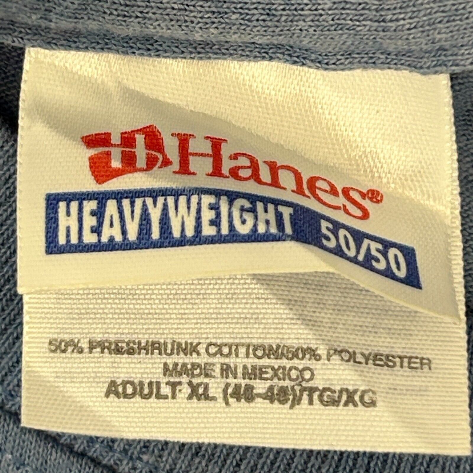Hanes Vintage Love Is a Work of the Heart T Shirt Blue Unisex XL Size XL / US 12-14 / IT 48-50 - 4 Thumbnail