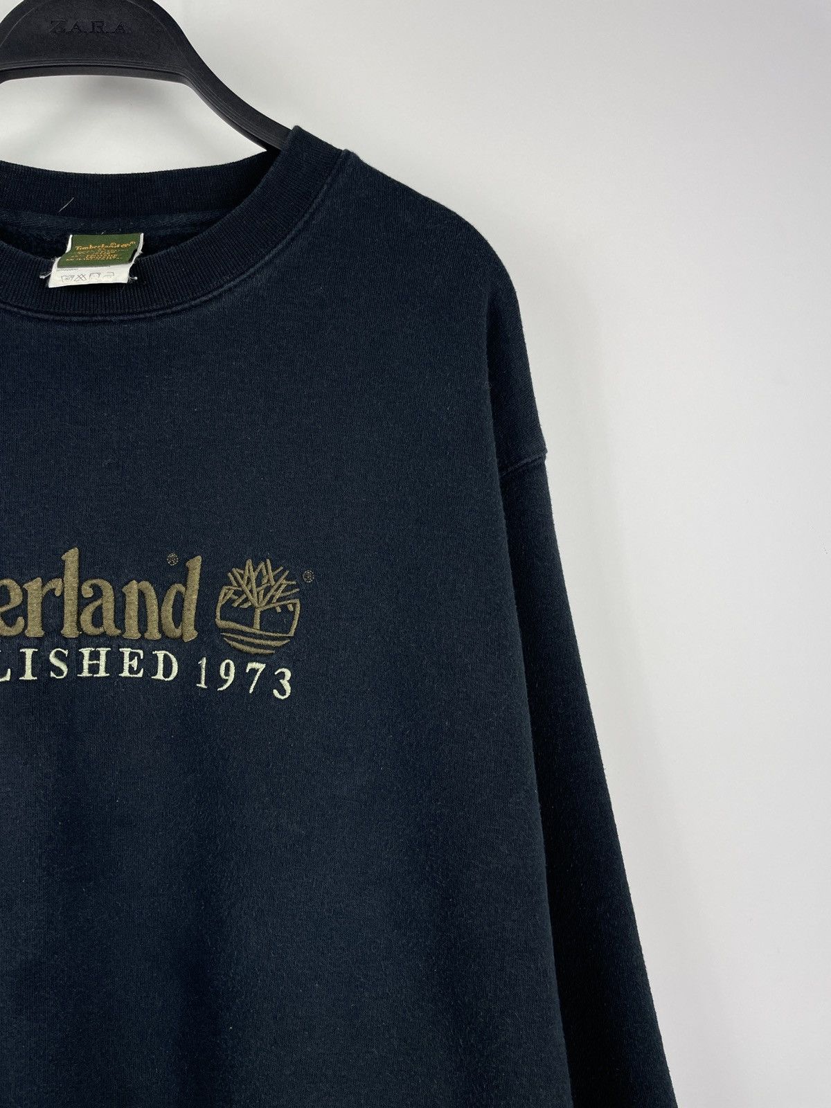 Timberland × Vintage Vintage Y2K Timberland Big Logo Hype Streetwear Sweatshirt Size US XL / EU 56 / 4 - 3 Thumbnail