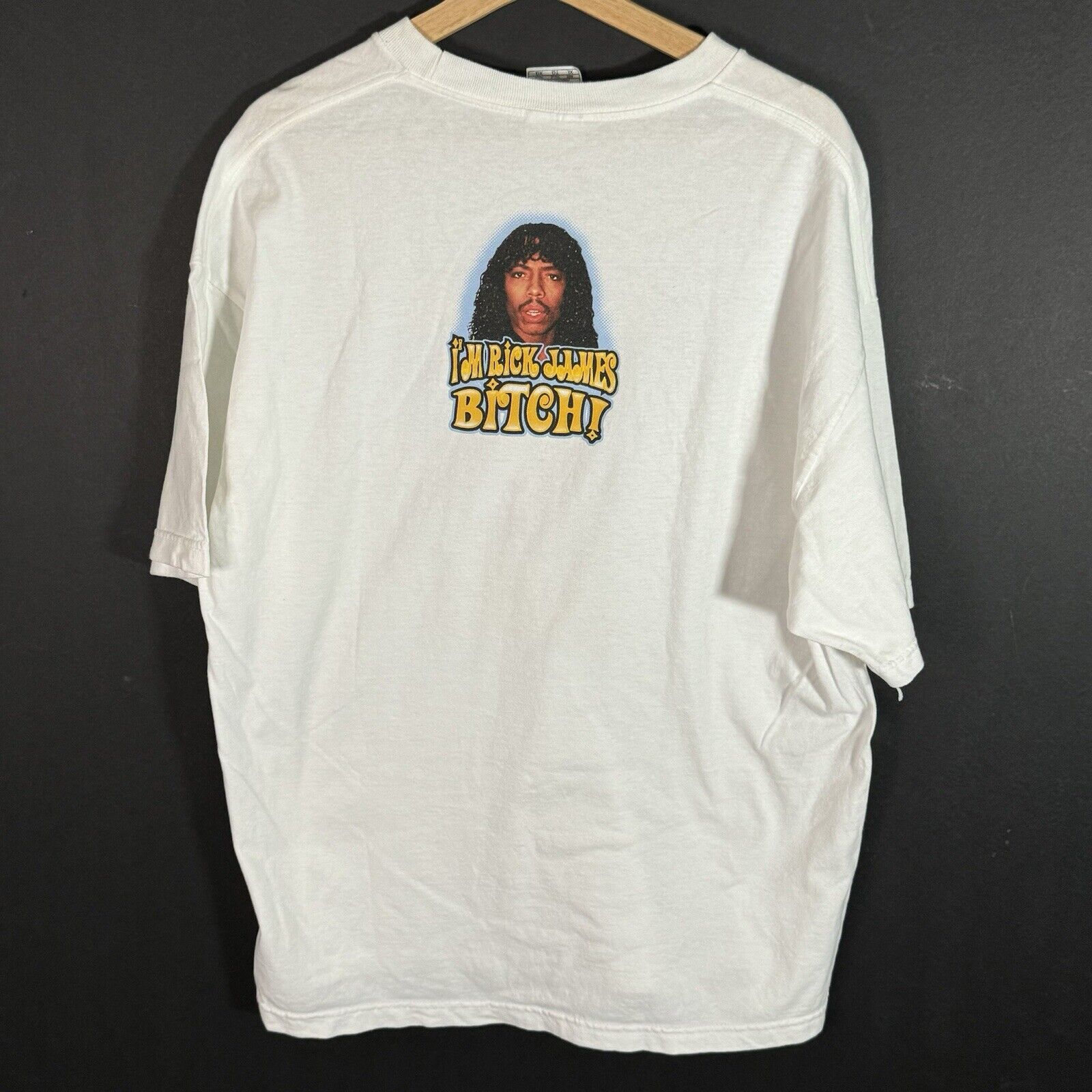 Gildan VTG 2004 Dave Chappelle Rick James Graphic Tshirt XL Size US XL / EU 56 / 4 - 11 Thumbnail