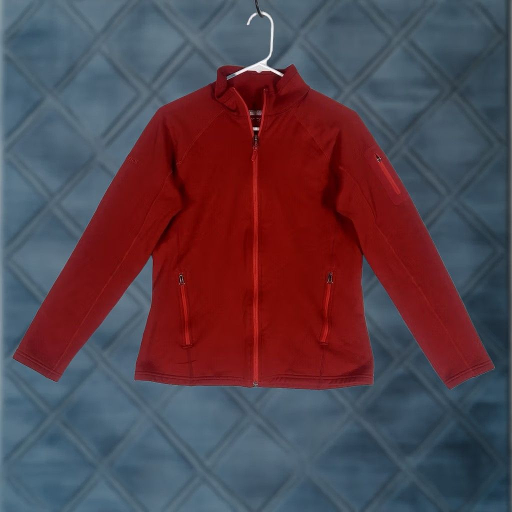 Marmot Marmot Full Zip Sweatshirt Womens M Red Long Sleeve Outdoor Hiking Activewear Casual Busy Weekend Size M / US 6-8 / IT 42-44 - 1 Thumbnail