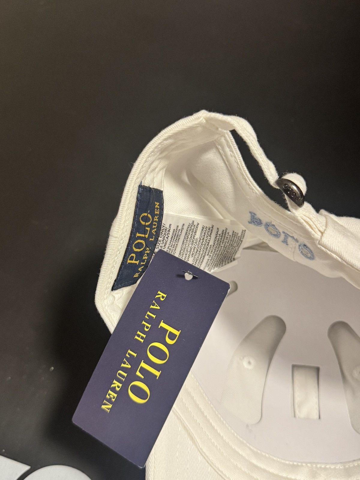 Ralph Lauren Ralph Lauren cream cap for all genders Size ONE SIZE - 2 Thumbnail
