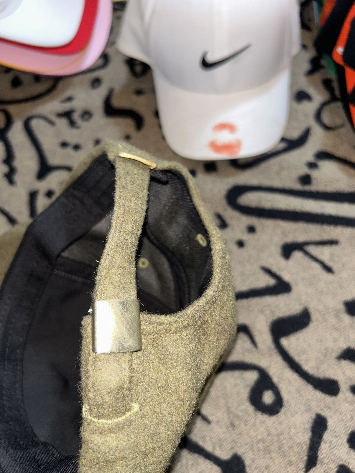October's Very Own 2017 Owl Patch Wool Hat Size ONE SIZE - 5 Thumbnail