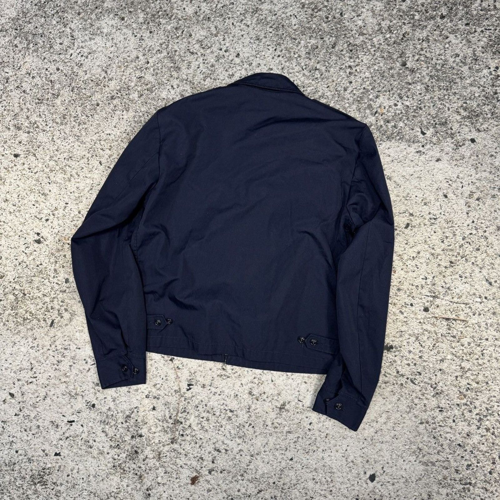 Vintage Vintage Faded Navy Blue Zip Up Work Jacket ERD Grunge Chrome Size US L / EU 52-54 / 3 - 9 Thumbnail