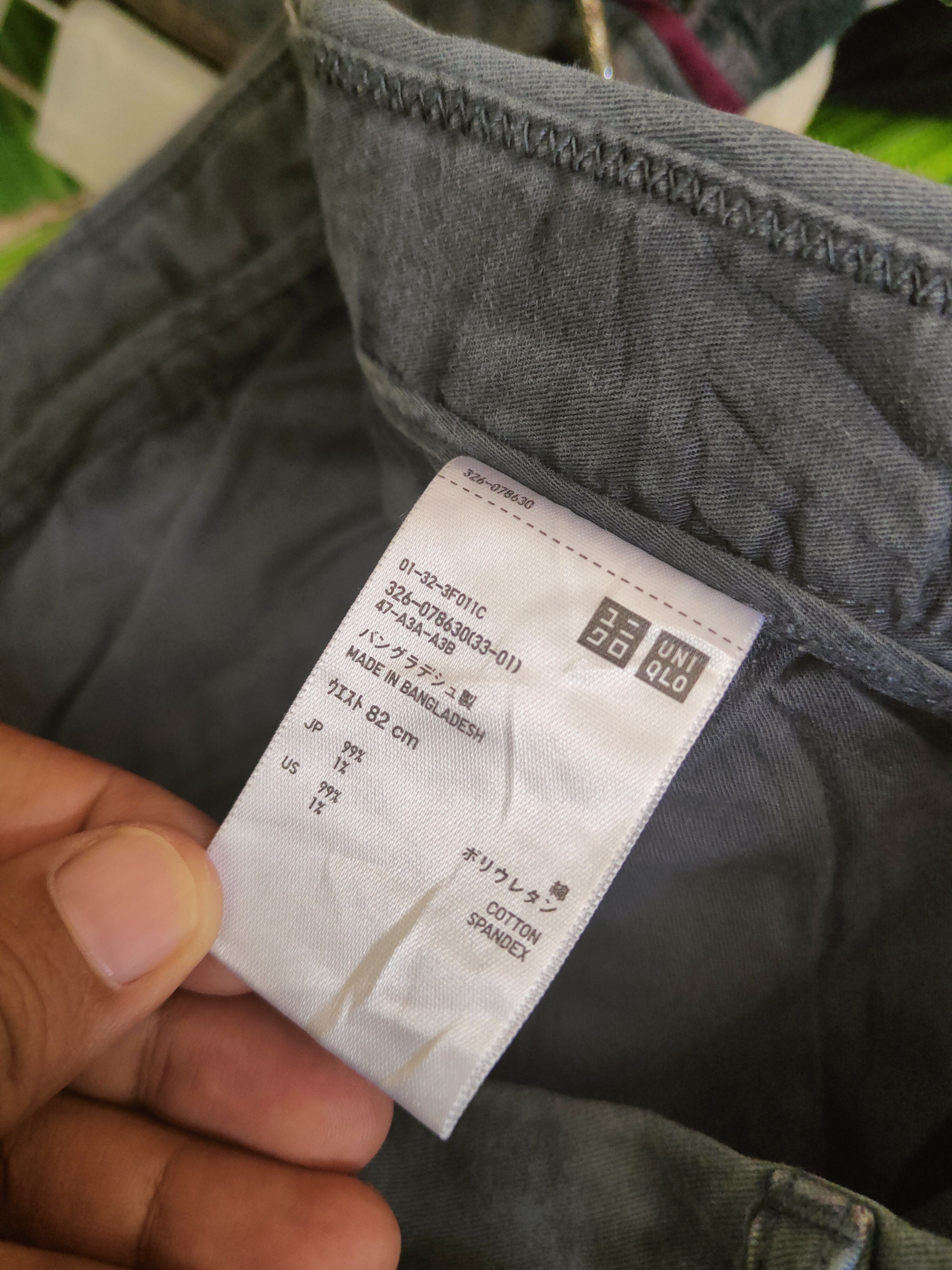 Japanese Brand DL Uniqlo Dark Gray Multipocket Cargo Pants #46-324 Size US 32 / EU 48 - 12 Thumbnail