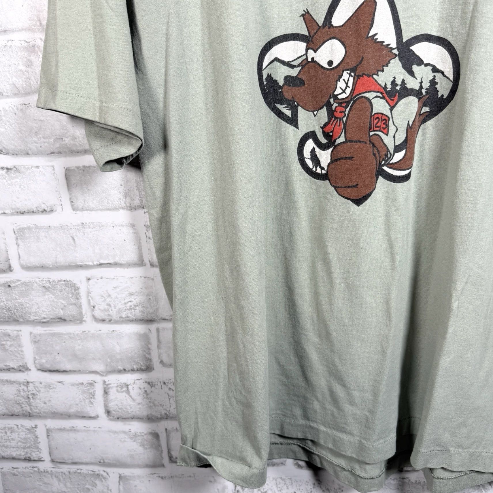 Hanes VTG Hanes Bigfoot Country Scout Camp Graphic Tee Mens L Single Stitch USA Shirt Size US L / EU 52-54 / 3 - 3 Thumbnail