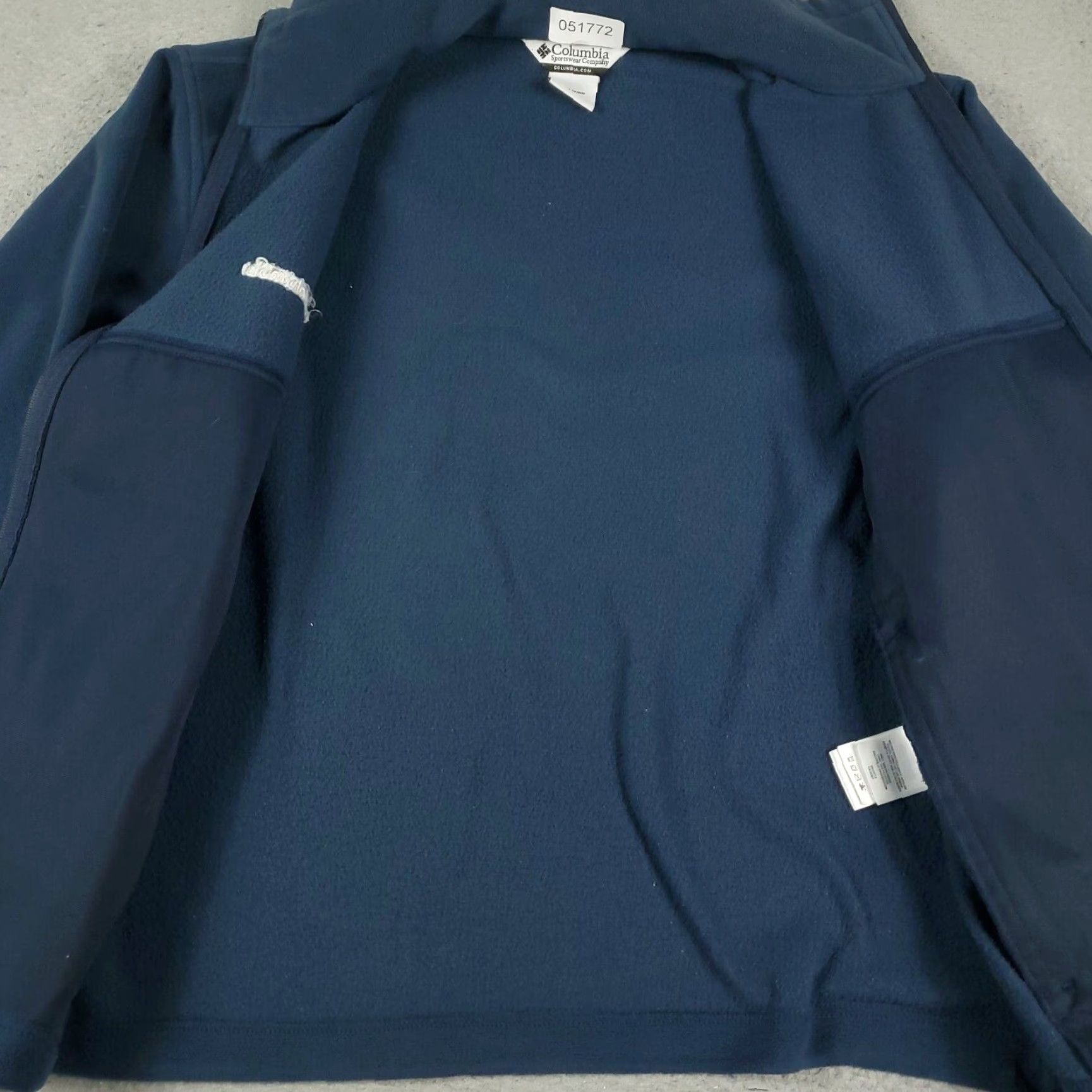 Vintage Columbia Sweater Mens Large Blue Fleece Full Zip Up Sweatshirt Size US L / EU 52-54 / 3 - 5 Thumbnail