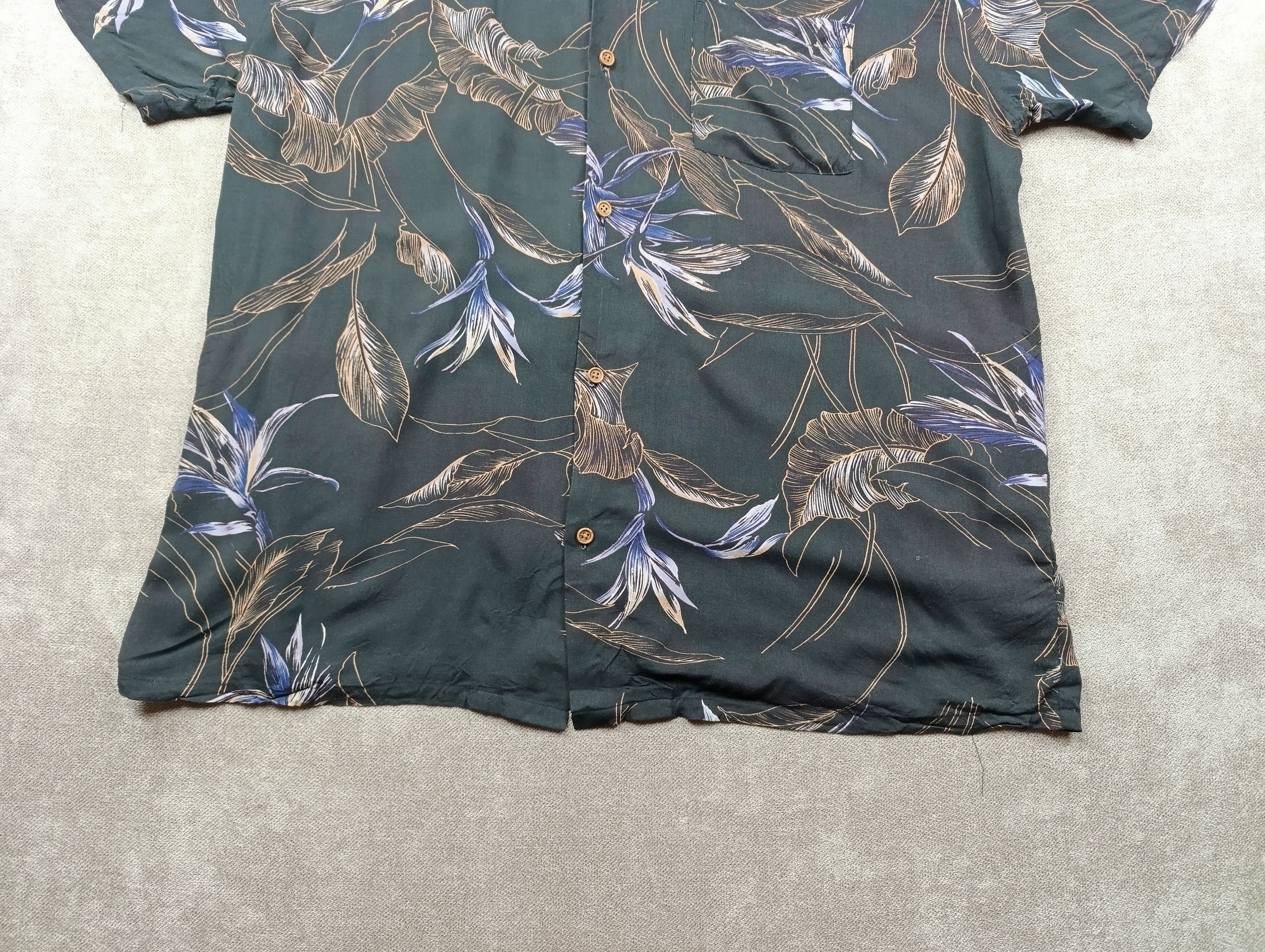 Stussy Stussy Mens Rayon (Silk) Floral Print Shirt Size US XL / EU 56 / 4 - 4 Thumbnail