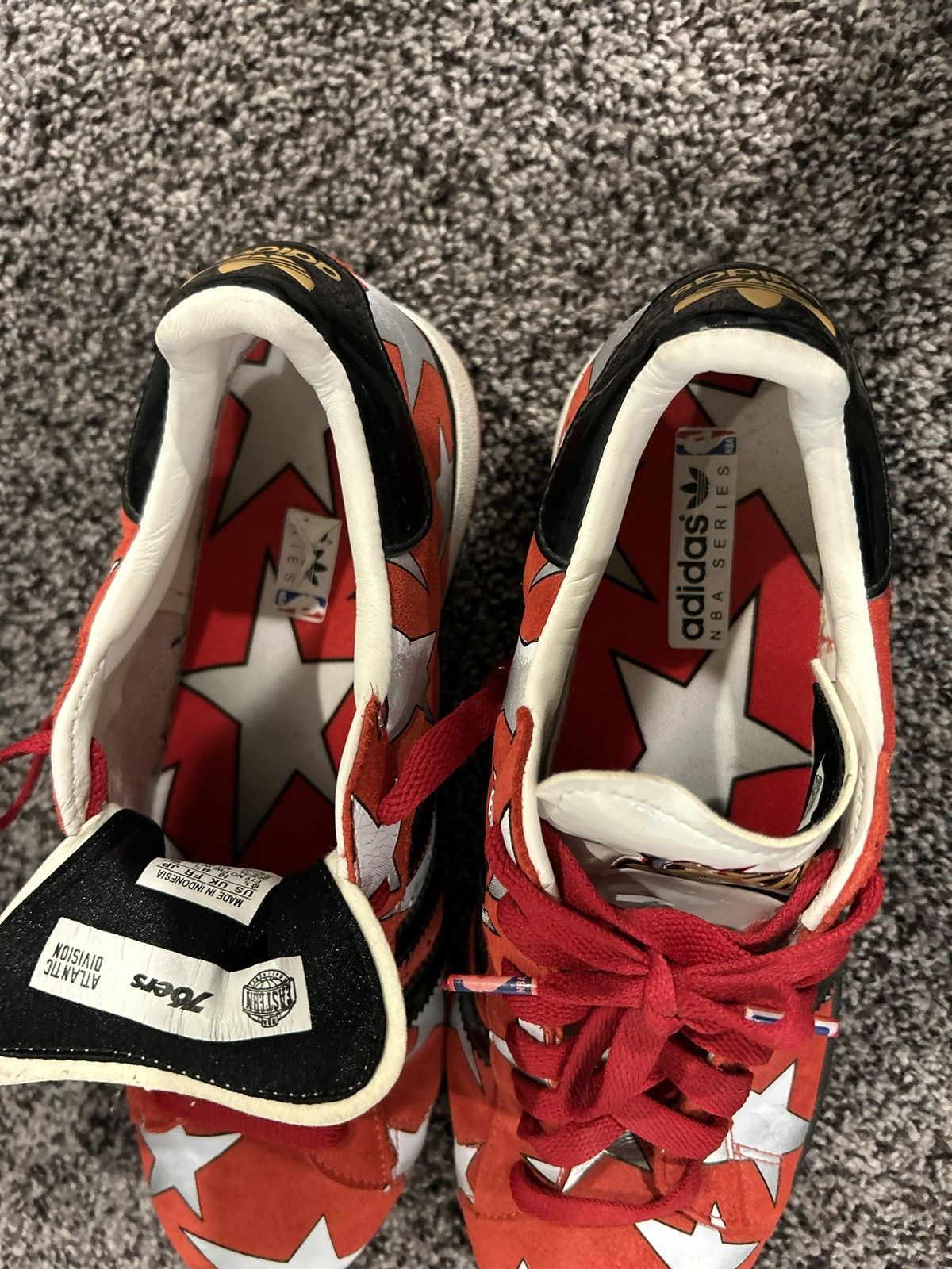Adidas Adidas Campus 2 "NBA Series" Philadelphia 76ers sneakers Size US 10.5 / EU 43-44 - 6 Thumbnail