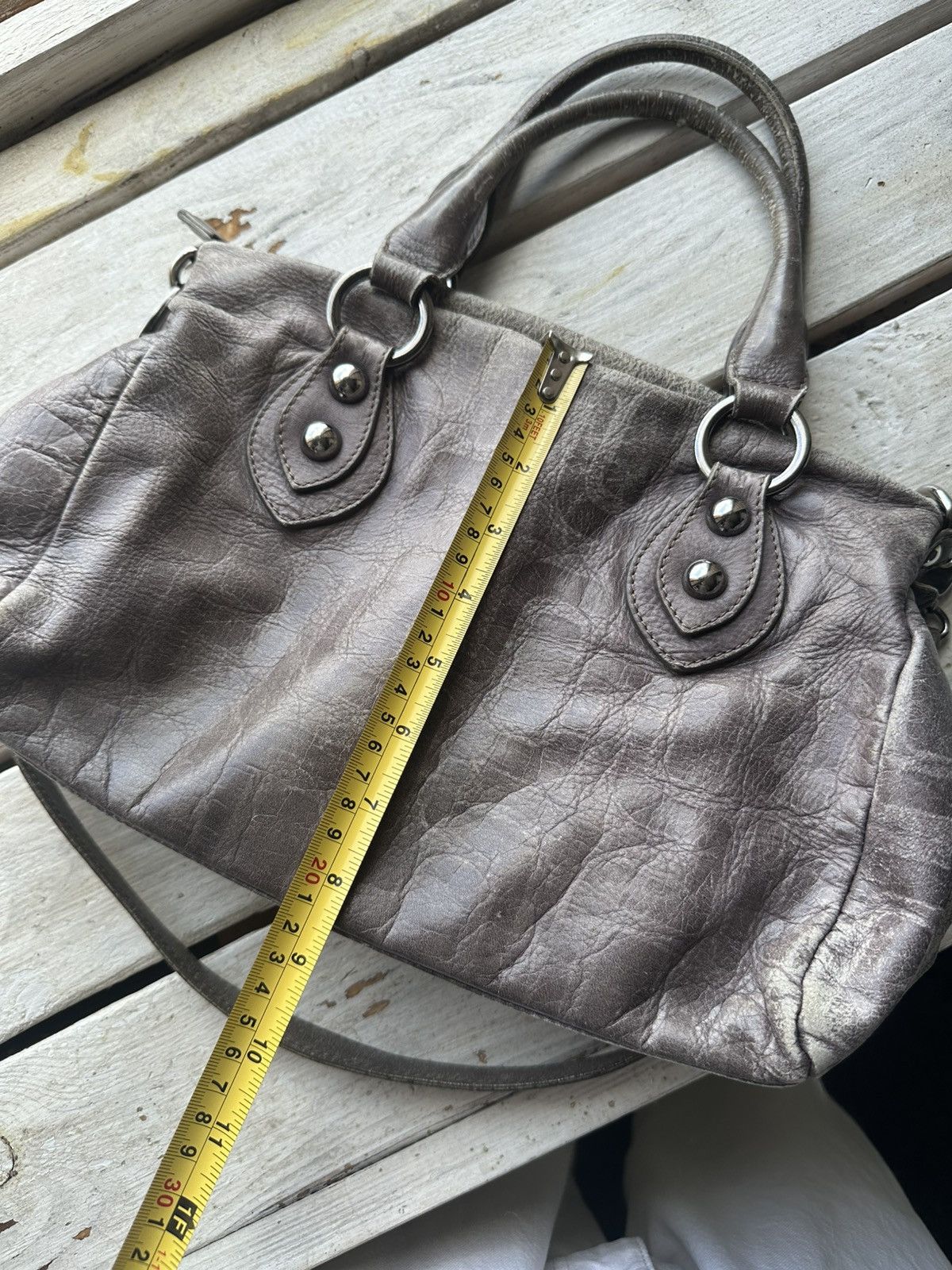 Japanese Brand 🚨Y2K AVANT-GARDE 🚨mesh silver Japan style hand bag Y2K 90s Size ONE SIZE - 14 Thumbnail