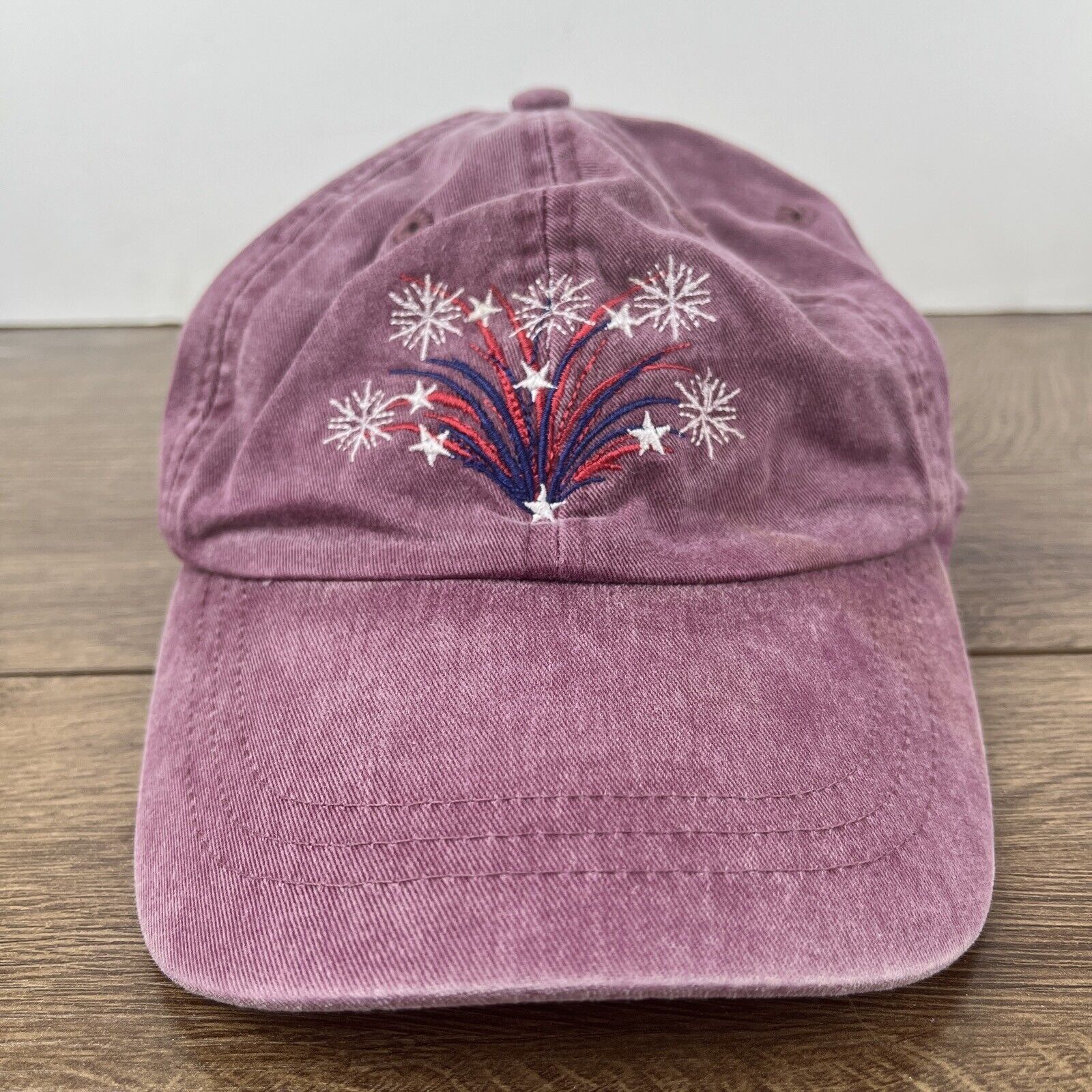 Other MFVT Hat Fireworks Hat Red Hat Adjustable Adult Size Hat Cap Size ONE SIZE - 4 Thumbnail