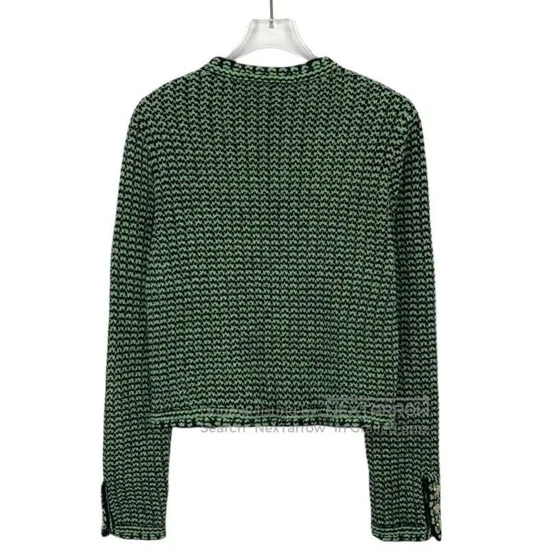 Chanel Chanel Green Cashmere Women's Jacket . Size XS / US 0-2 / IT 36-38 - 2 Thumbnail