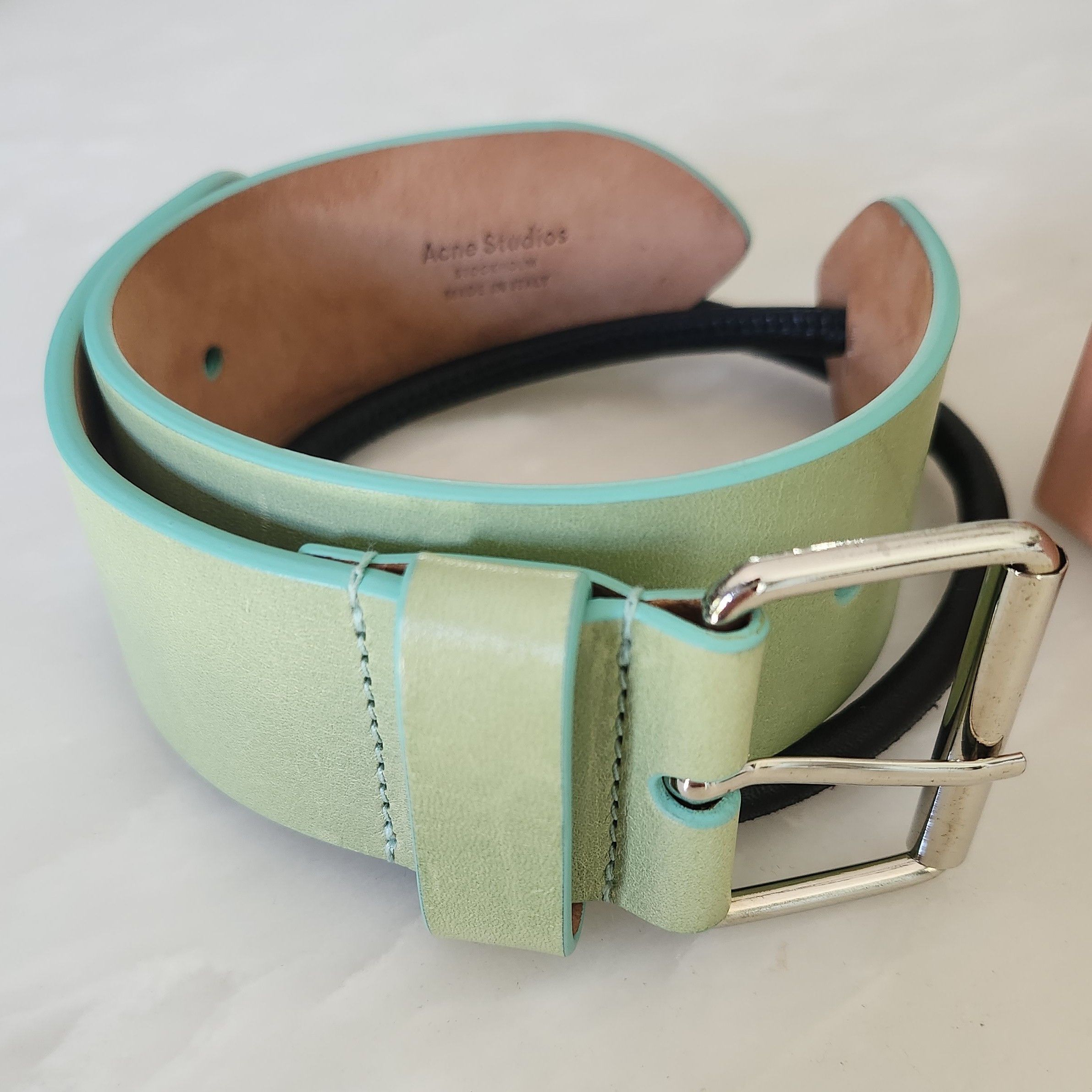 Acne Studios Leather Poyna Belt Size ONE SIZE - 1 Thumbnail