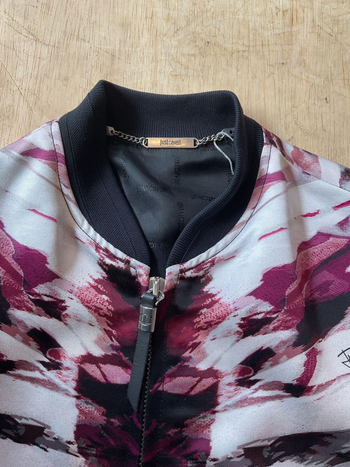 Just Cavalli × Roberto Cavalli Just Cavalli Wine Print Bomber Size46 Size US S / EU 44-46 / 1 - 3 Thumbnail
