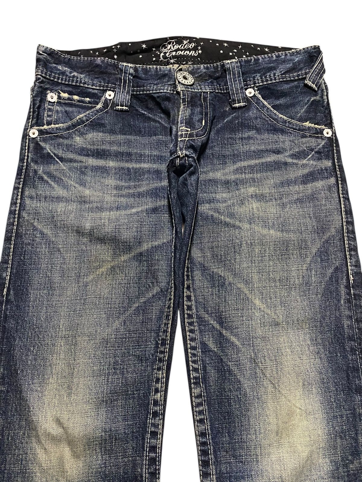 Visvim Japanese Brand Rodeo Crown Mud Wash Straight Fit Jeans Size US 32 / EU 48 - 3 Thumbnail