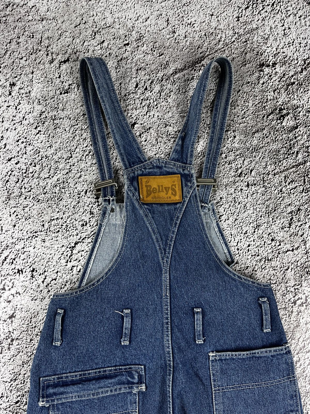 Vintage Vintage 90s Bellys denim bib overall workwear style size 31 Size 31" - 6 Thumbnail