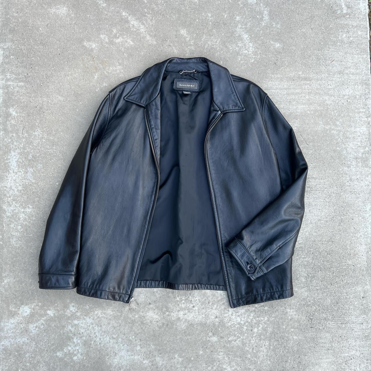 Banana Republic BANANA REPUBLIC GENUINE LEATHER JACKET Size US L / EU 52-54 / 3 - 1 Thumbnail