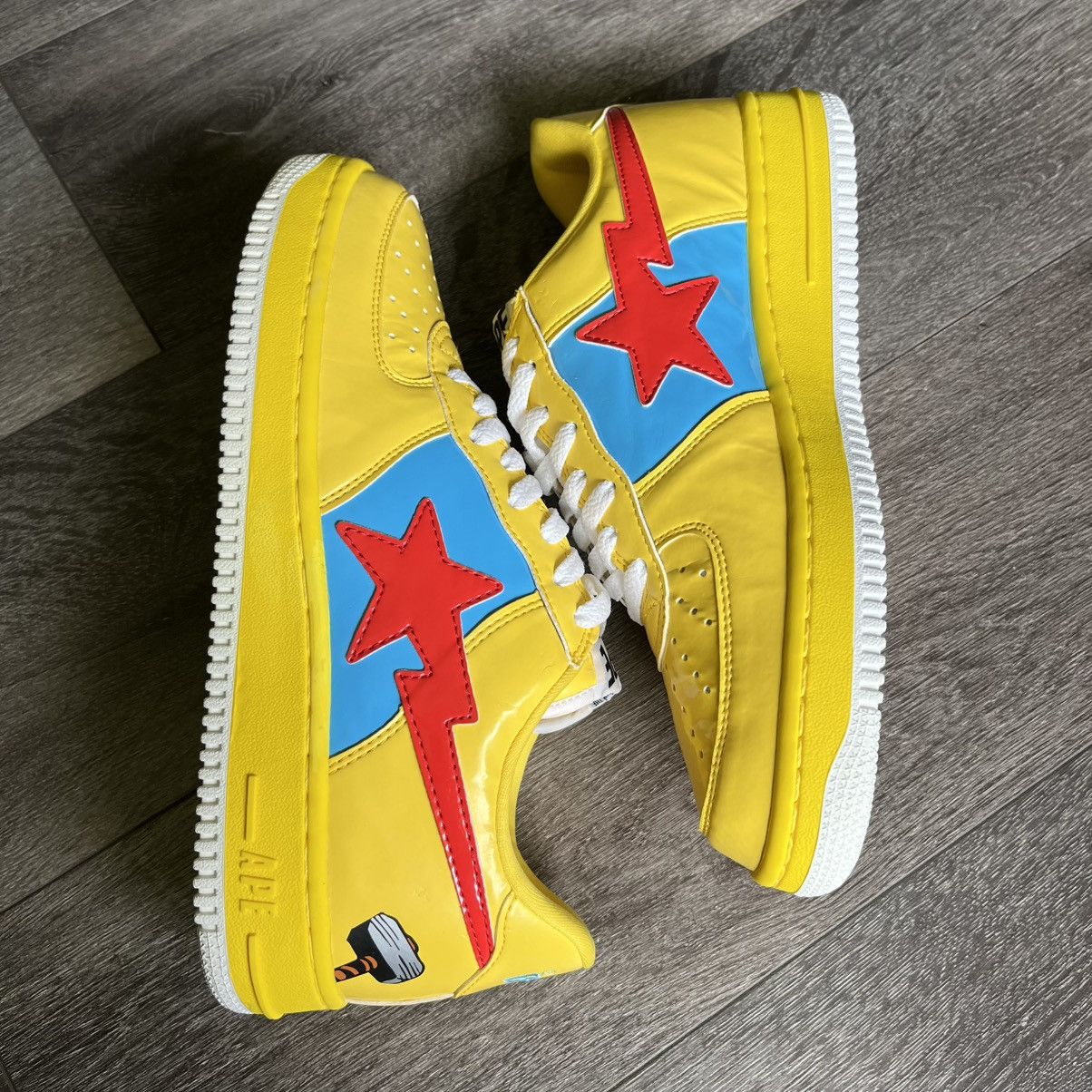 Bape × Marvel Comics NEW RARE OG 2005 A BATHING APE BAPESTA THOR MARVEL SHOES 10 Size US 10 / EU 43 - 4 Thumbnail