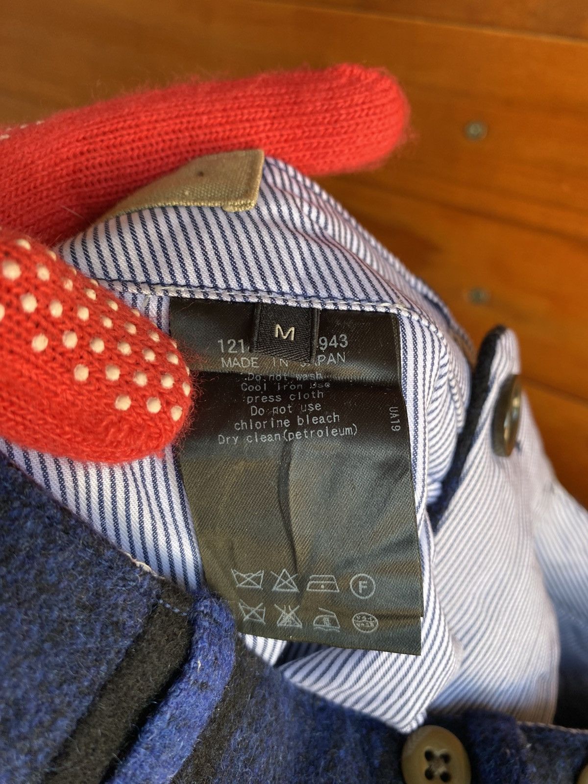 BEAUTY&YOUTH Vintage Japanese Blue Check Wool Jogger Pants Size US 30 / EU 46 - 15 Thumbnail