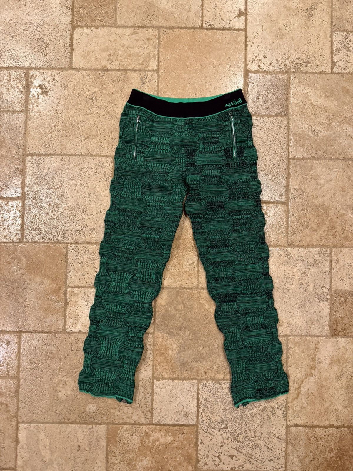 Bottega Veneta Bottega Veneta Intreciatto Mouline Weave Knit Track Pants Size US 32 / EU 48 - 13 Thumbnail