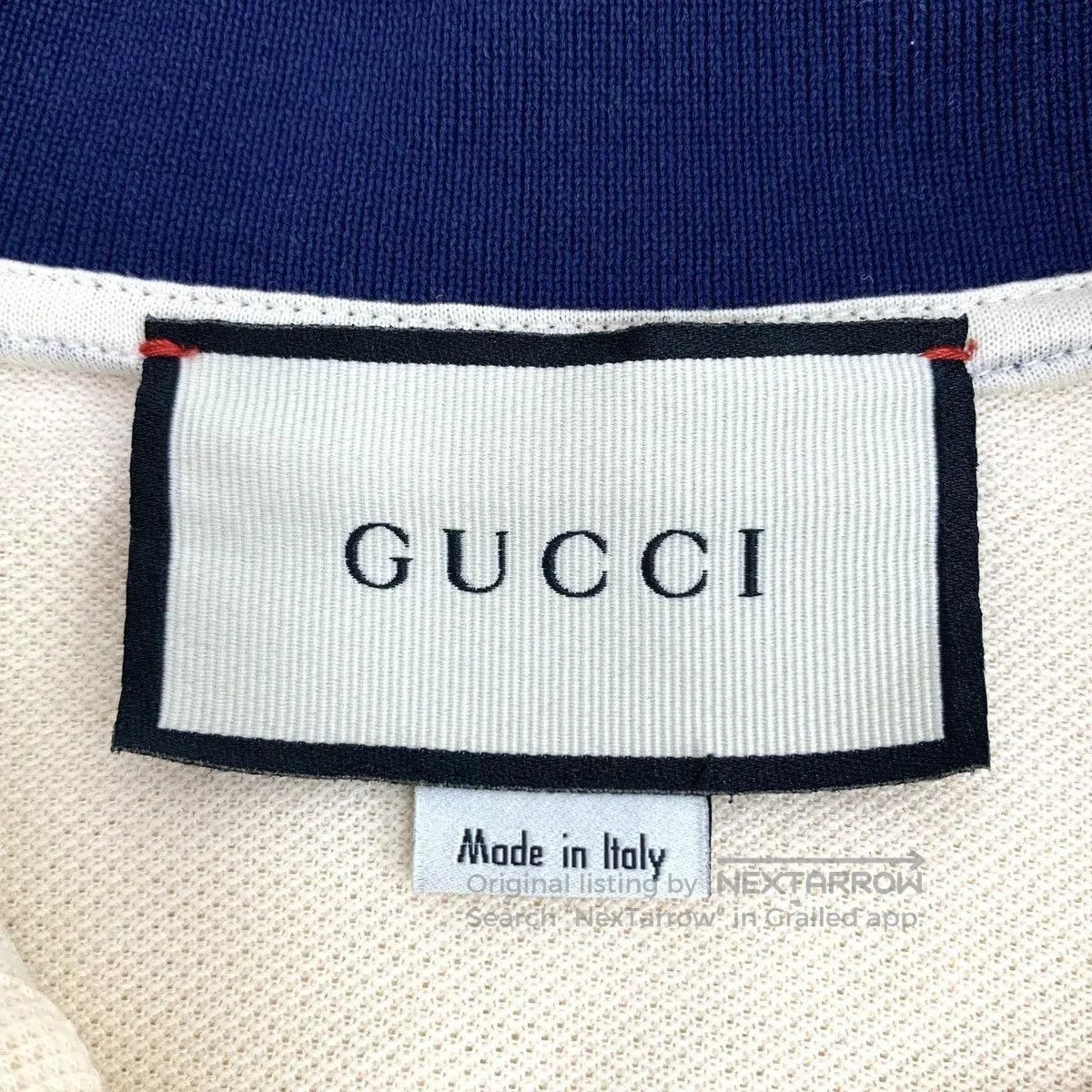 Gucci Beige Short Sleeve Polo with Contrast Collar and Side. Size US XS / EU 42 / 0 - 5 Thumbnail