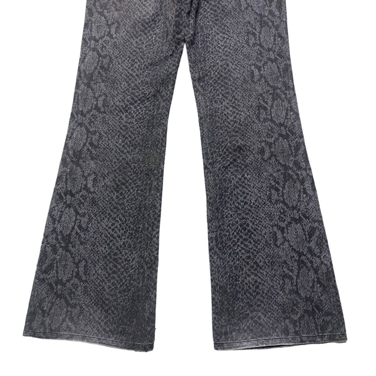 Japanese Brand Vintage Amore Pure Snake Skin Flare Jeans Size US 31 - 12 Thumbnail