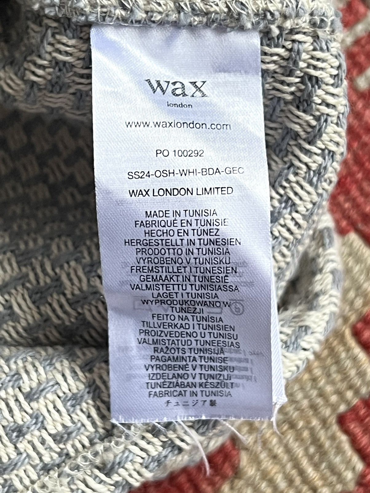 Universal Works Wax London SS24 Stephney Whiting Overshirt Blue Size US L / EU 52-54 / 3 - 19 Thumbnail