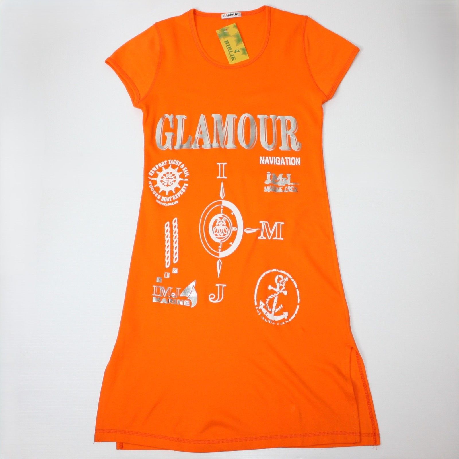 Other Birlik Collection Yachting Bright Orange Dress in size M NWT Size M / US 6-8 / IT 42-44 - 1 Thumbnail