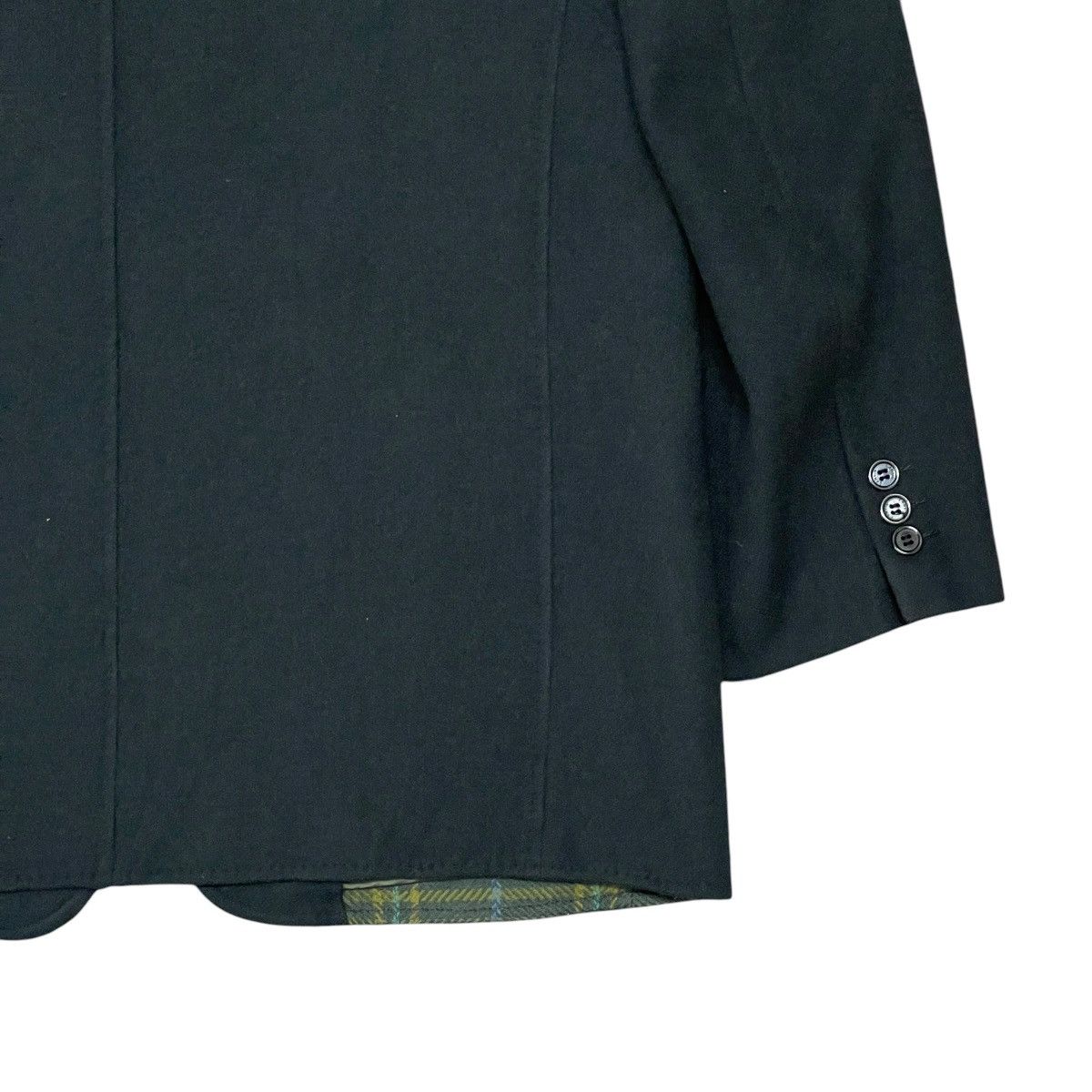 Lanvin Vintage Lanvin Paris Pleated Wool & Cashmere Blazer Coat Size 52R - 11 Thumbnail