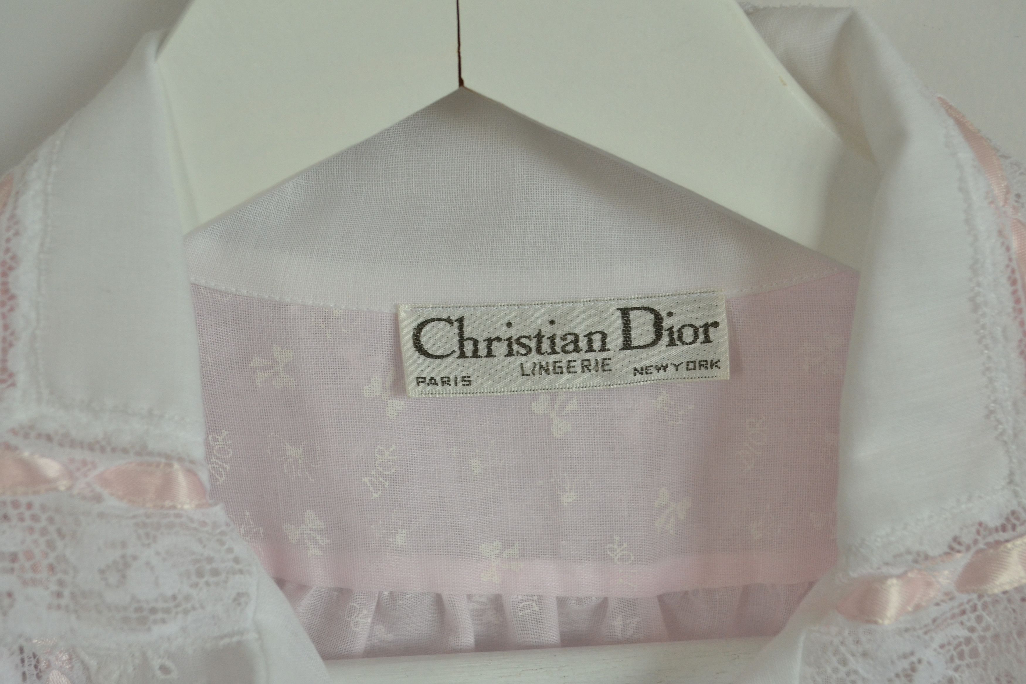 Dior Christian Dior Slip Dress Monogram Lingerie Vintage Pink Size ONE SIZE - 13 Thumbnail