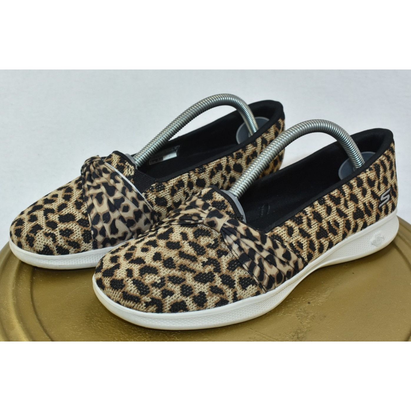 SKECHERS Skechers Goga Mat Women's Shoes Size 7.5 Leopard Slip On Com Size US 7.5 / IT 37.5 - 1 Thumbnail