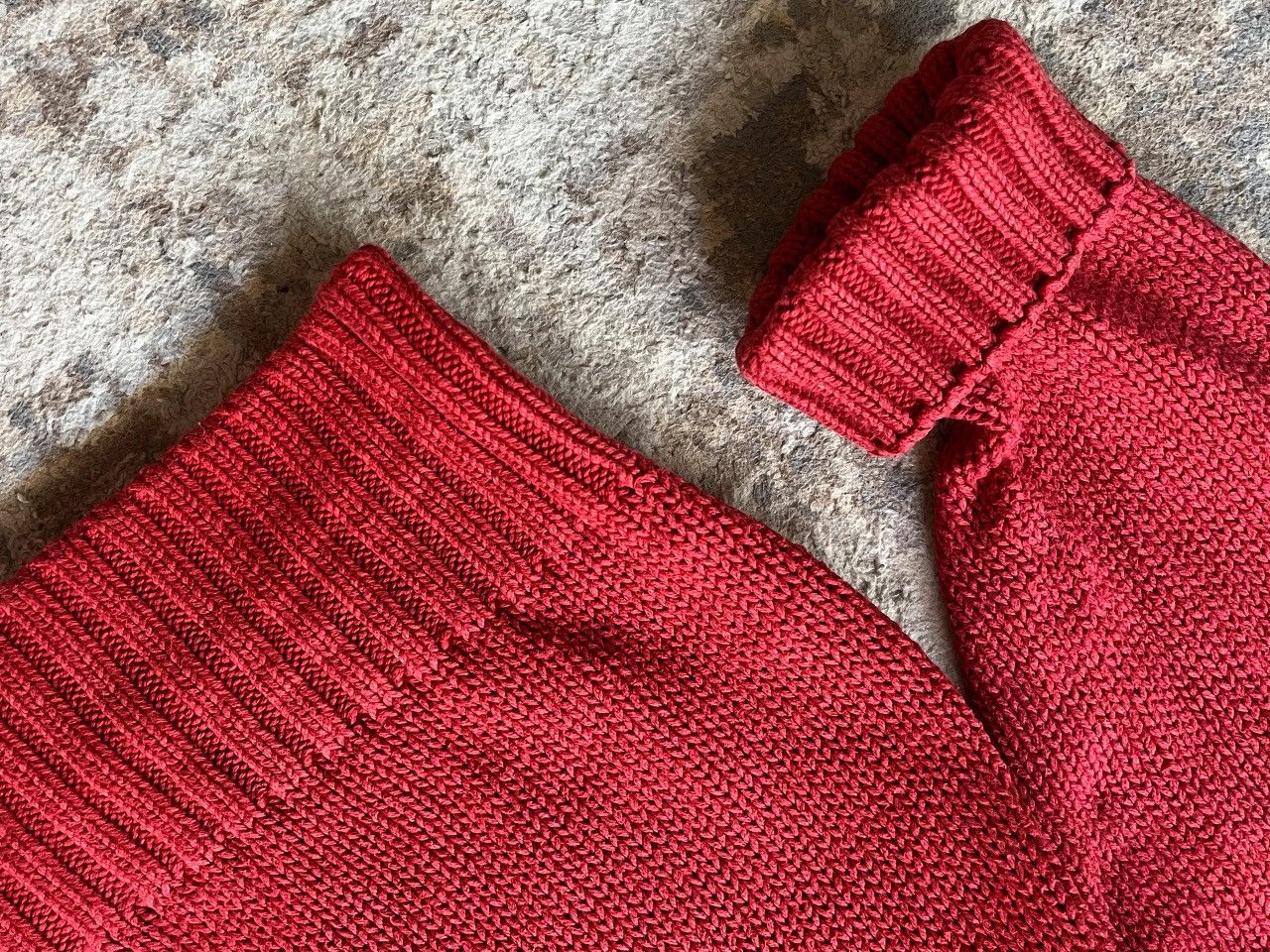 Polo Ralph Lauren OG Polo Ralph Lauren Vintage Blank Red Sweater Vintage 90s Size US XL / EU 56 / 4 - 3 Thumbnail
