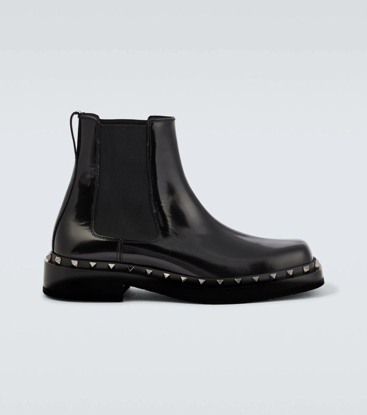 Valentino o1y0525 Leather Ankle Boots in Black Size US 6 / EU 39 - 1 Thumbnail