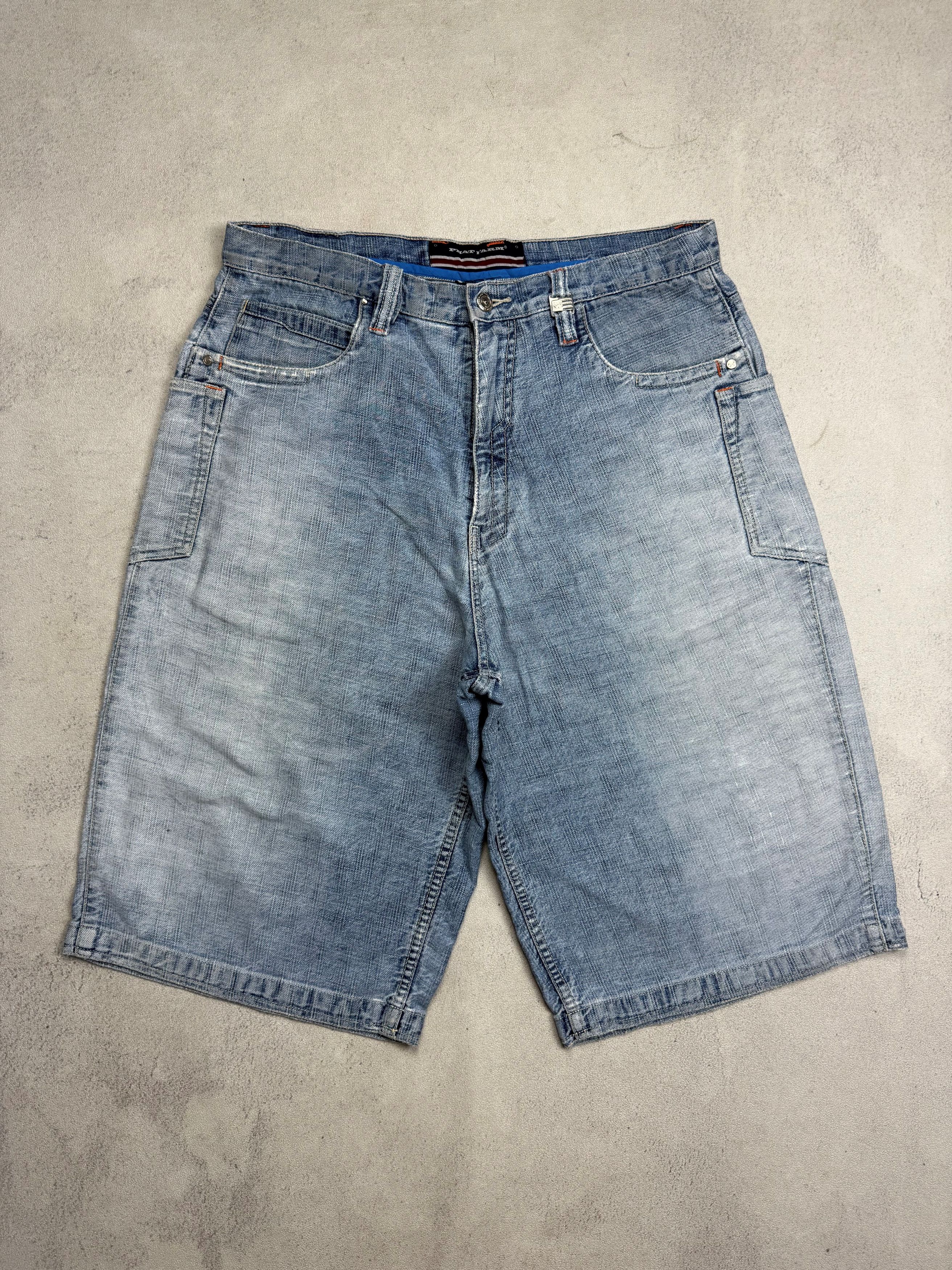 Phat Farm Vintage Y2K Phat Farm Baggy Shorts Denim Jorts Size US 34 / EU 50 - 1 Thumbnail