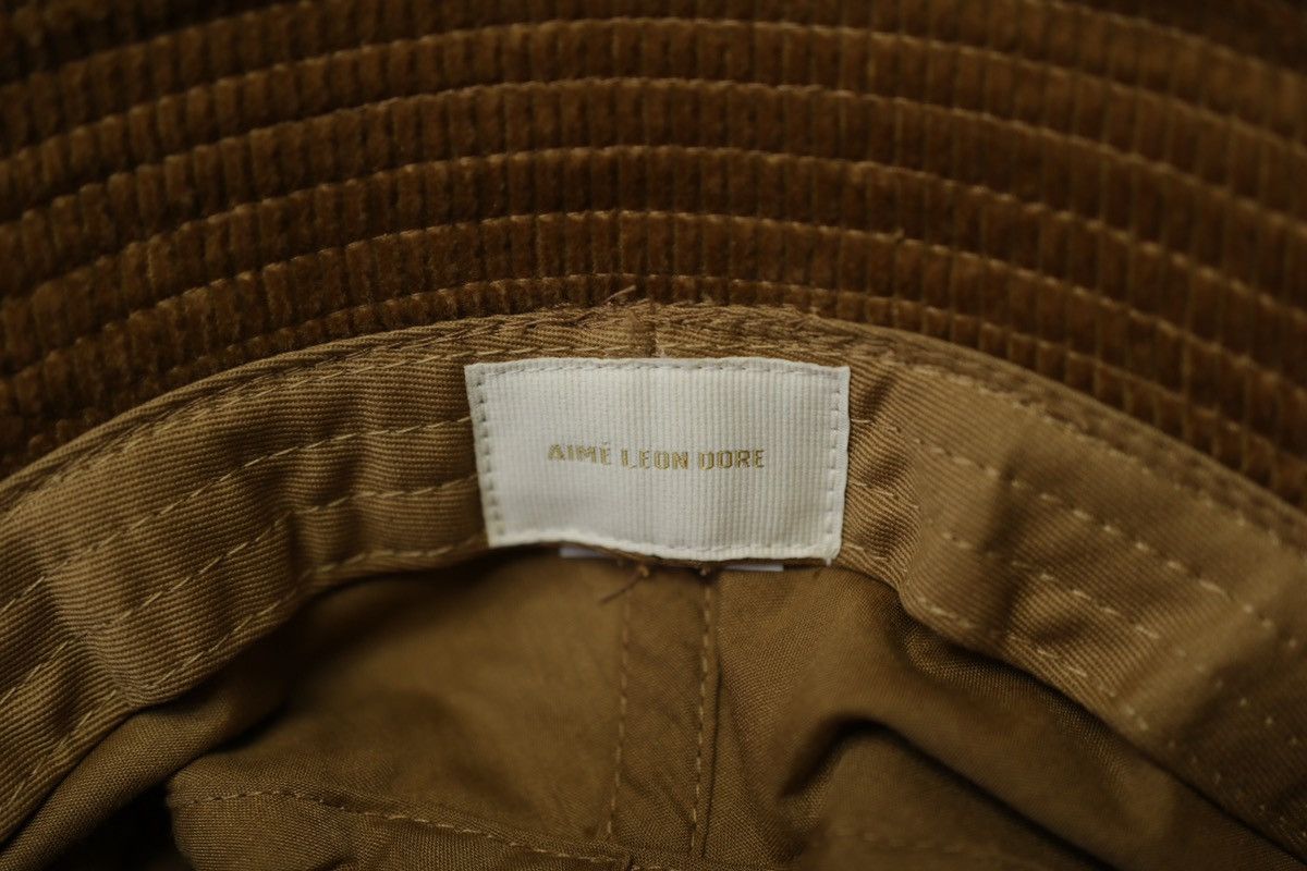 Aime Leon Dore Tan Sz S/M Aimé Leon Dore Chainstitch Corduroy Bucket Hat Size ONE SIZE - 4 Thumbnail