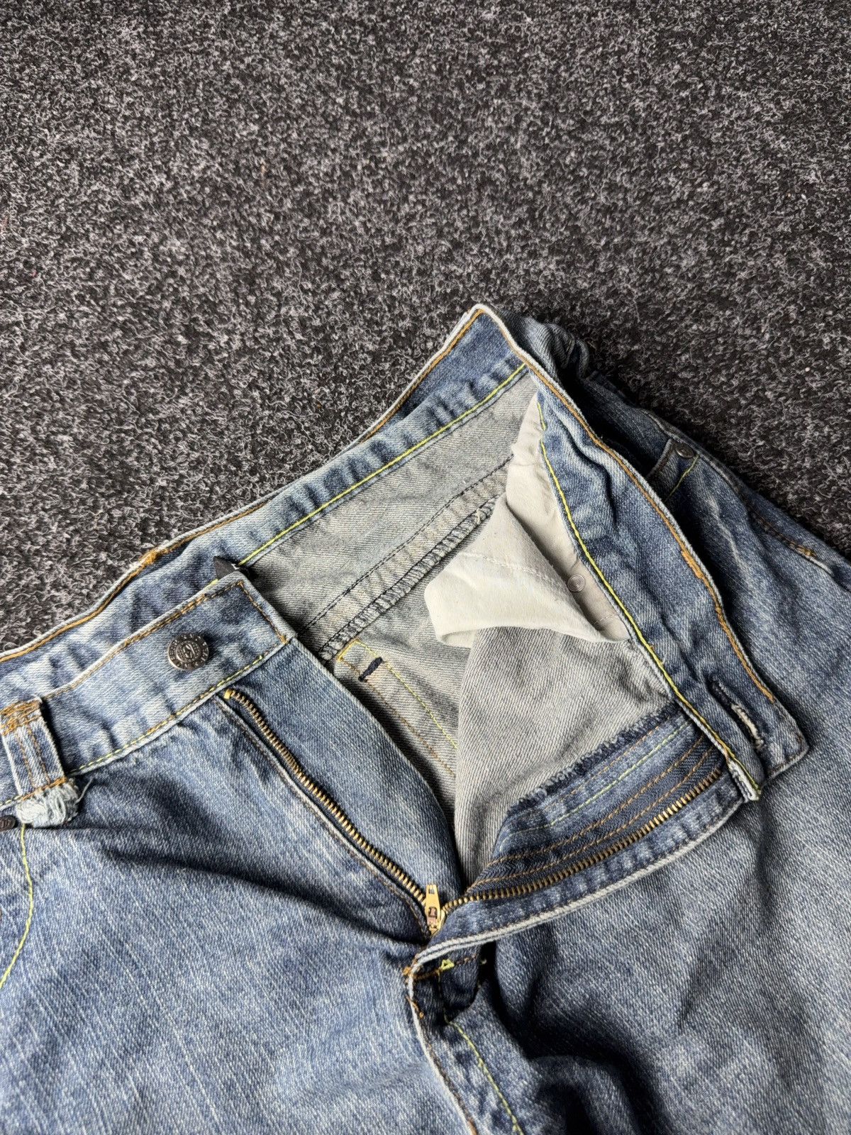 No Fear Vintage 90s No Fear Retro Y2K Baggy Denim pants jeans Size US 37 - 5 Thumbnail