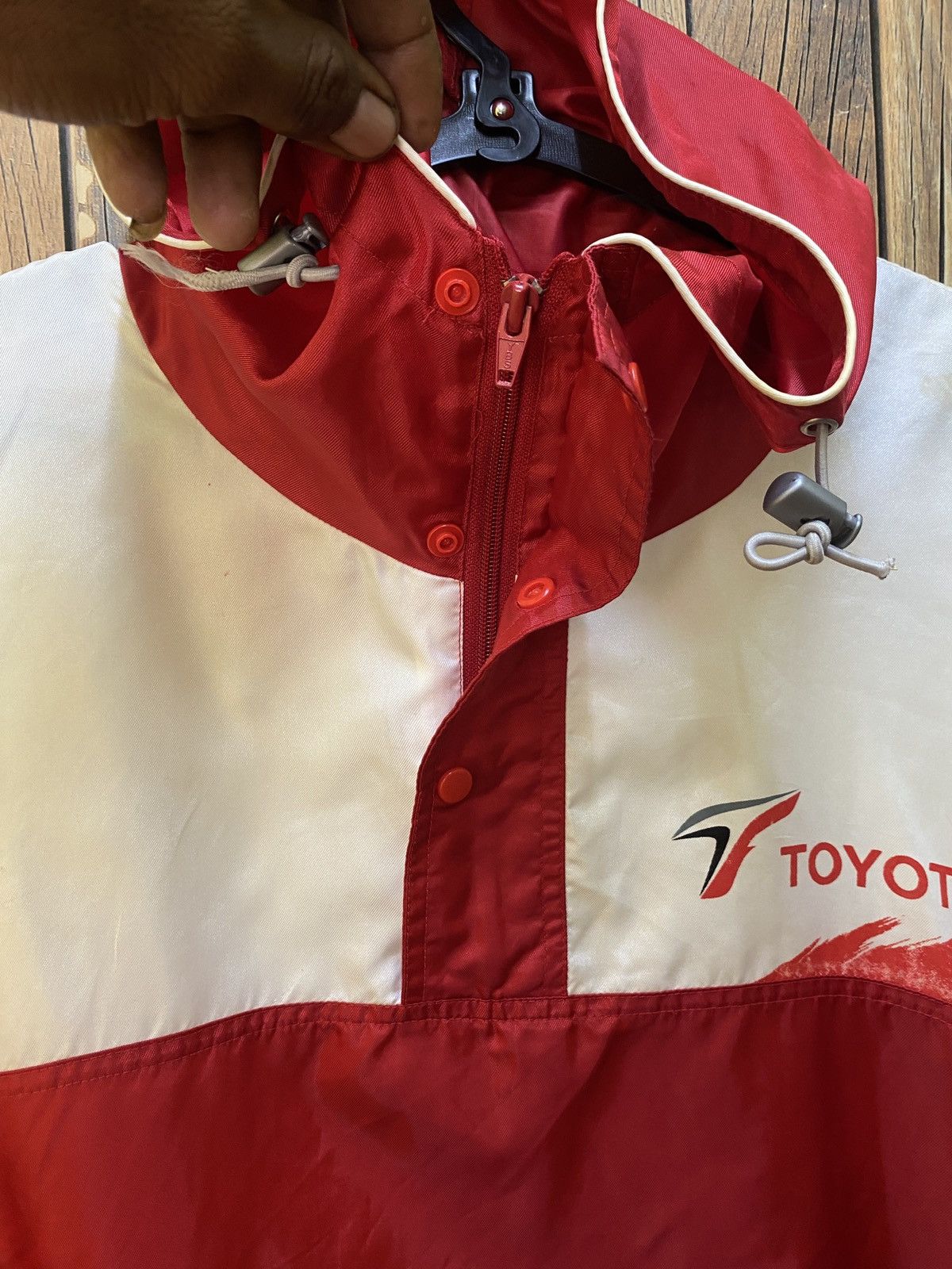 Japanese Brand × Vintage Vintage toyota windbreaker jacket Size US L / EU 52-54 / 3 - 2 Thumbnail